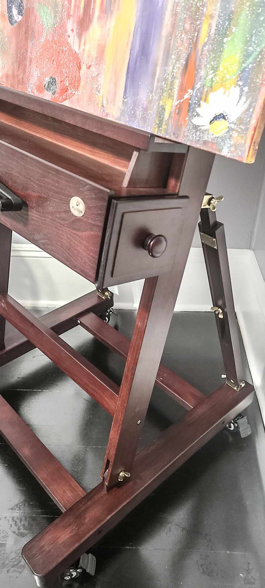 MEEDEN Extra-Large Art Painting Easel - Professional Artist Crank With Height Adjustable 71