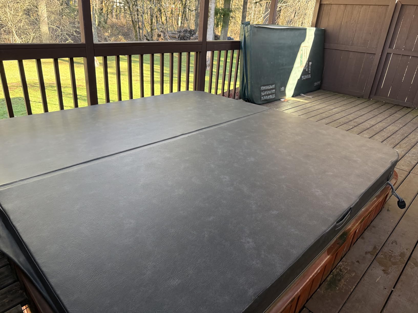 The Cover Guy Premium Hot Tub Cover | Custom Made Replacement Spa Cover | Energy-Saving Hot Tub Covers Built for All Climates | 6, 5, or 4 inch Taper customer photo 1