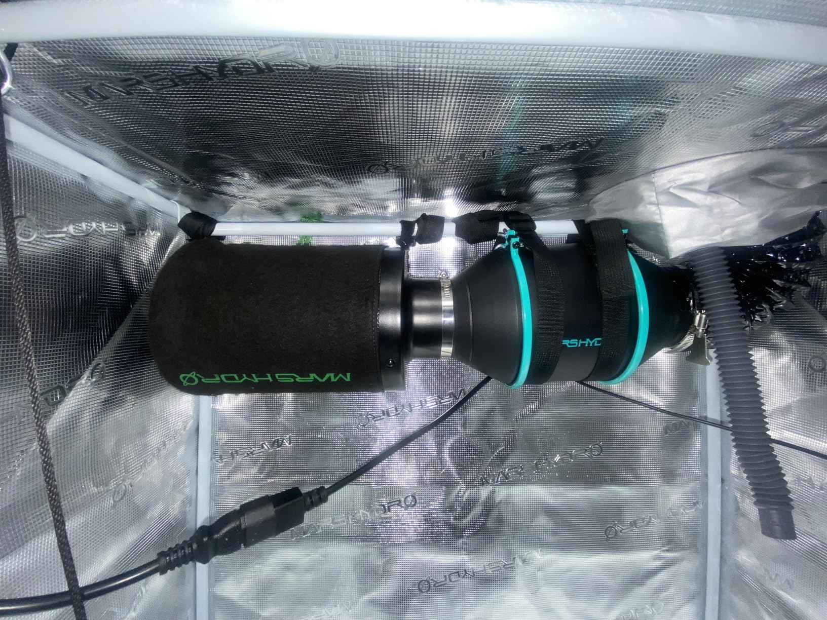 MARS HYDRO 3x3 Grow Tent Kit Complete System,150W TS1000 LED Programmable&Dimmable Grow Light, 32