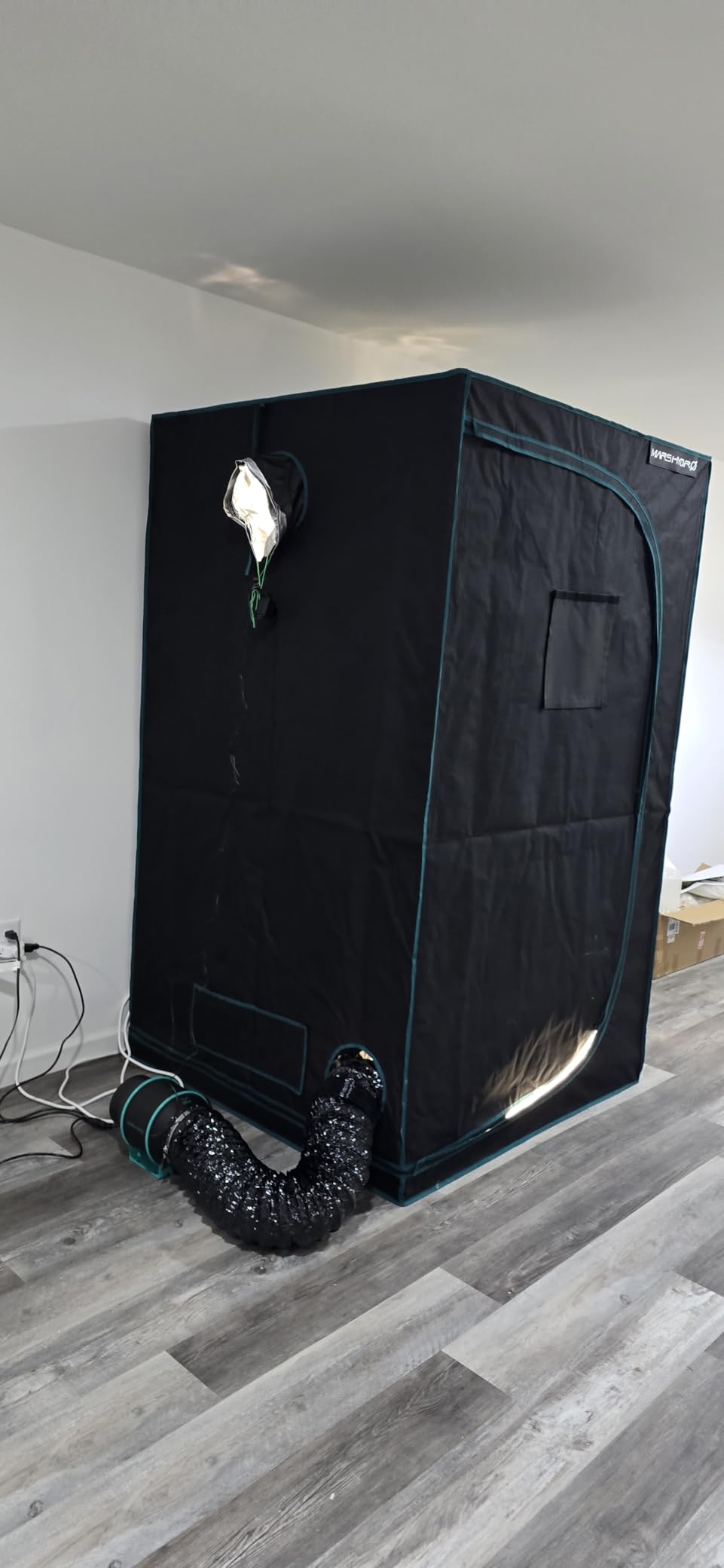 MARS HYDRO 4x4 Grow Tent Kit Complete System,300W TSW2000 4x4 Full Coverage Dimmable Light,48
