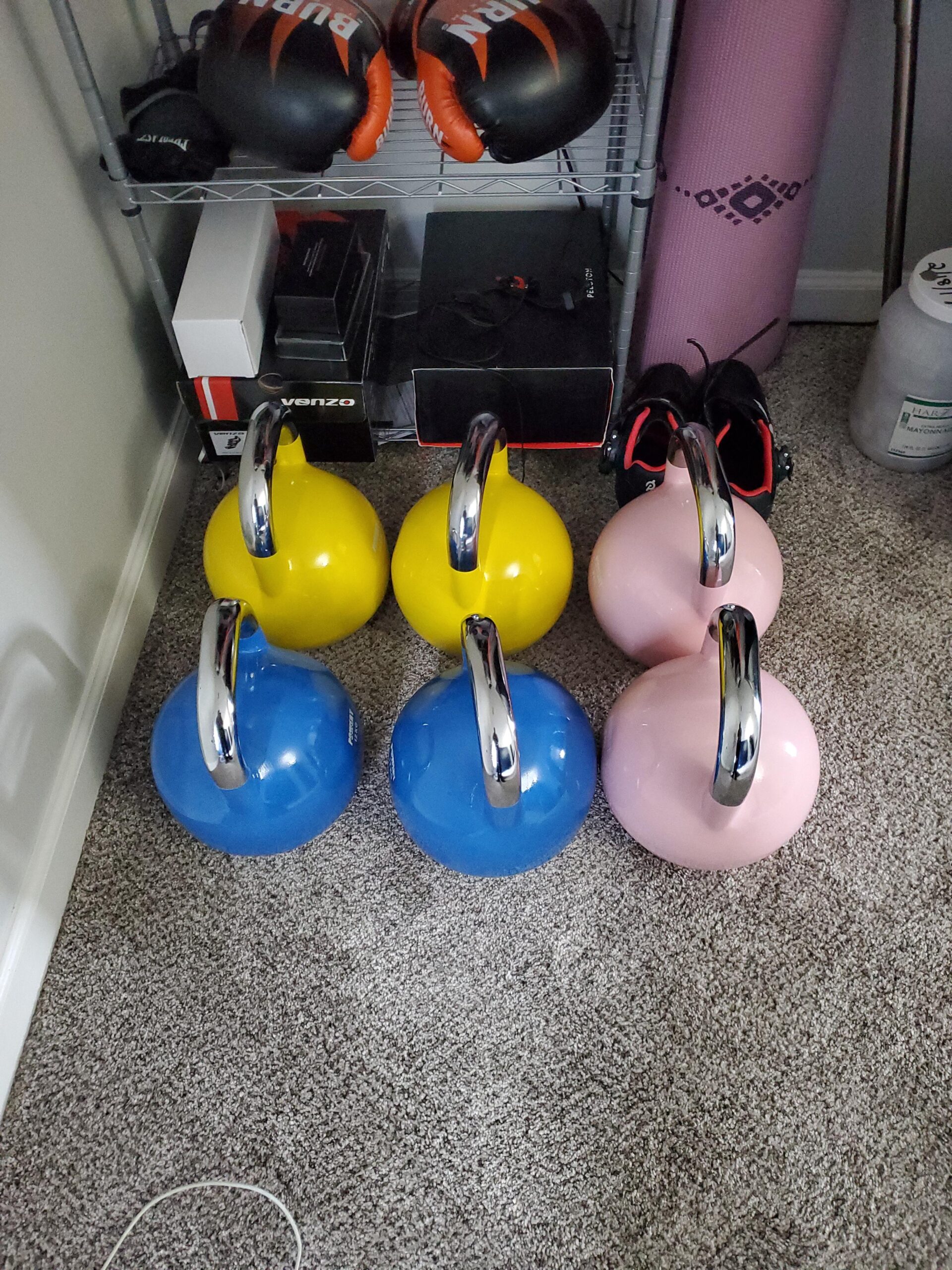 POWERT Competition Kettlebell|Premium Quality Coated Steel|Ergonomic Design|Great for Weight Lifting Workout & Core Strength Training& Muscle Building|Color Coded|Single customer photo 2