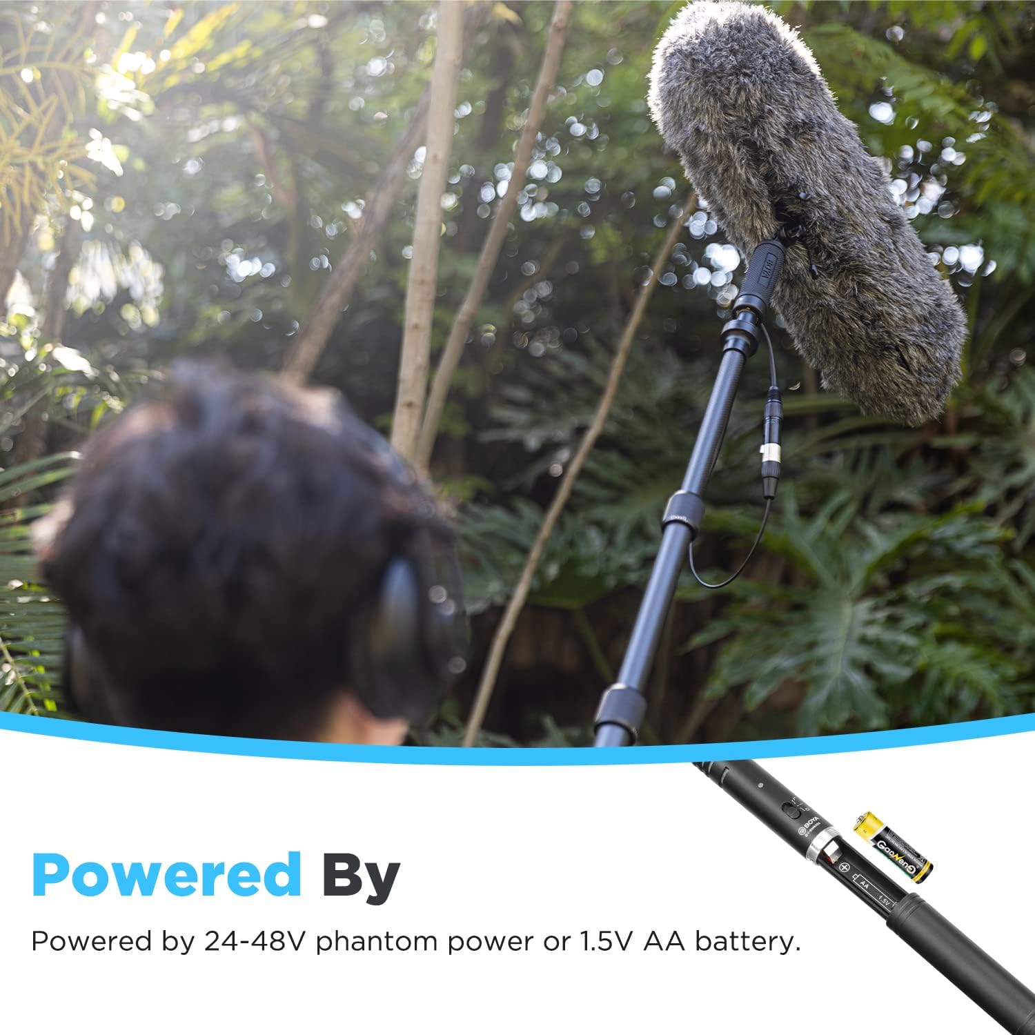BOYA BY-BM6060 Super-Cardioid Shotgun Condenser Microphone with 24 48V Phantom Power customer photo 2