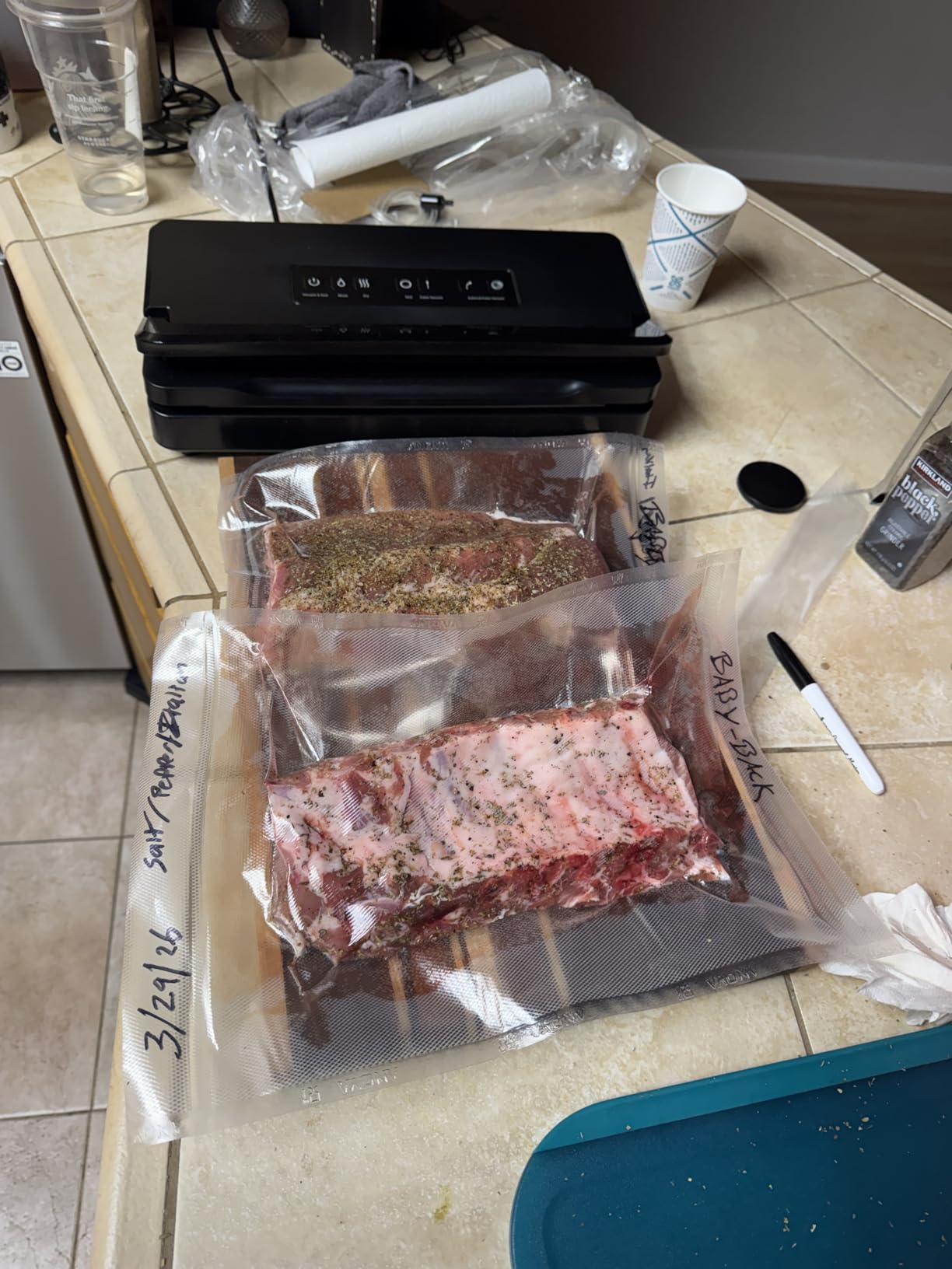 Anova Culinary Precision Vacuum Sealer Pro, Includes Large Bag Roll (19ft), Wet & Dry Dual Food Vacuum Sealer Machine for Sous Vide and Long-Term Storage, 2-Year Warranty customer photo 2