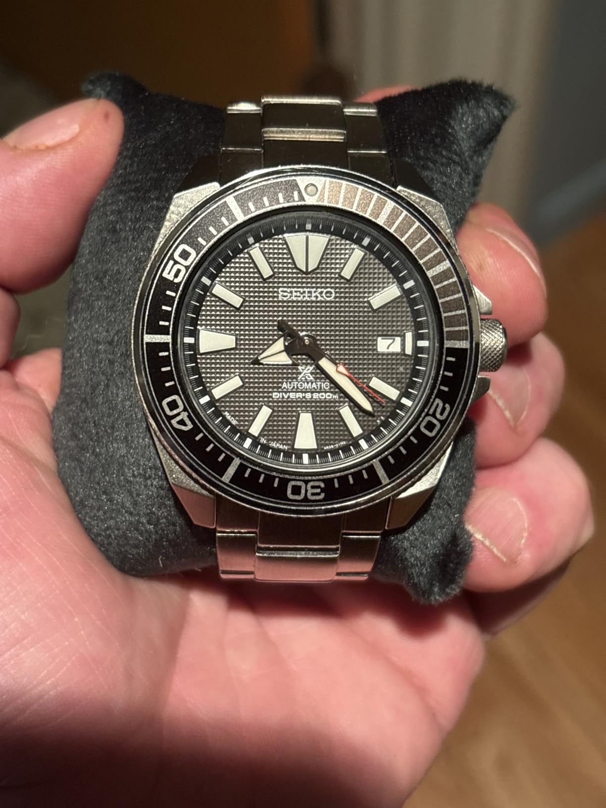 Seiko SRPF03 Automatic Dive Watch for Men - Prospex Special Edition - LumiBrite Hands, Sapphire Crystal - Water Resistant 200M customer photo 1
