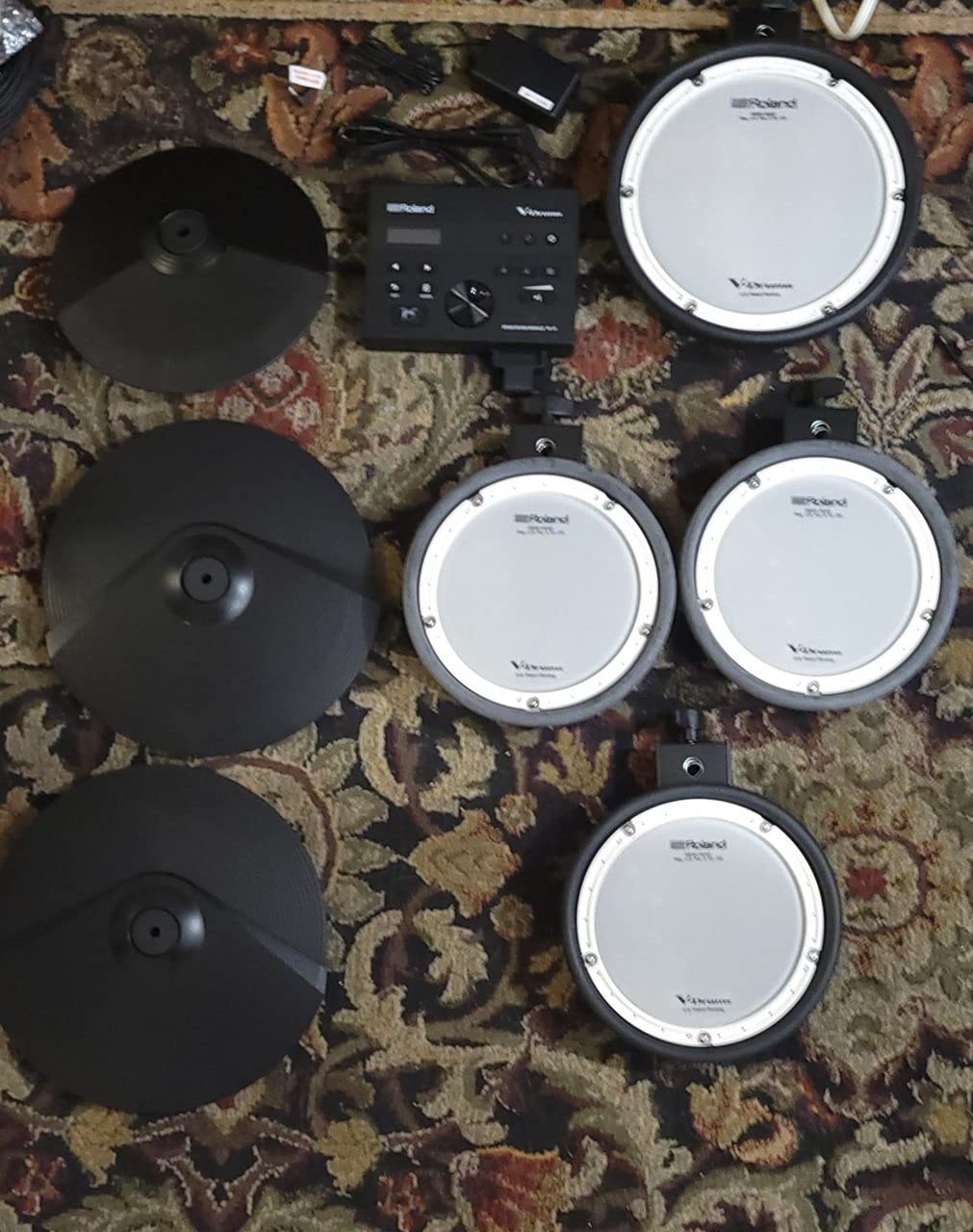 Roland TD-07KV Electronic V-Drums Kit - Legendary Dual-Ply All Mesh Head kit with superior expression and playability - Bluetooth Audio & MIDI - USB for recording audio and MIDI data - 40 FREE Melodics customer photo 1