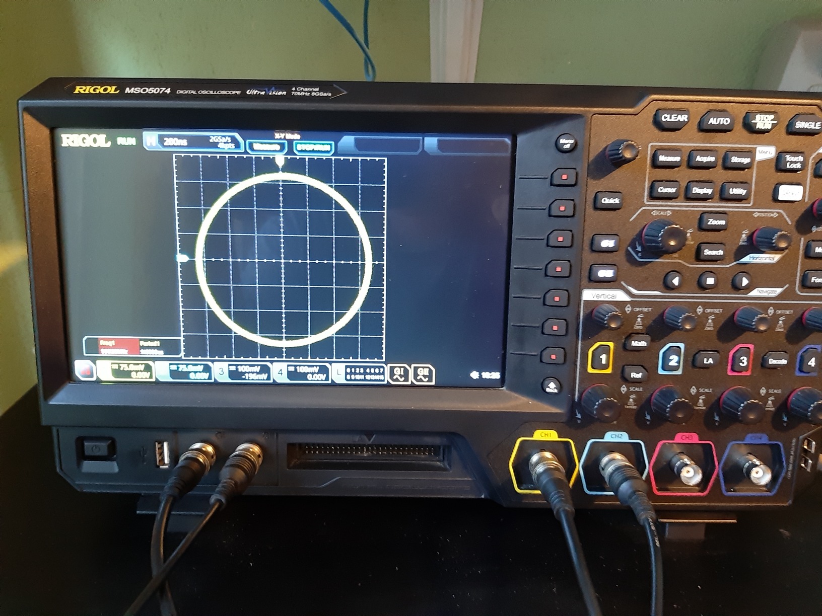 Rigol MSO5074 Four Channel, 70 MHz Digital/Mixed Signal Oscilloscope customer photo 1