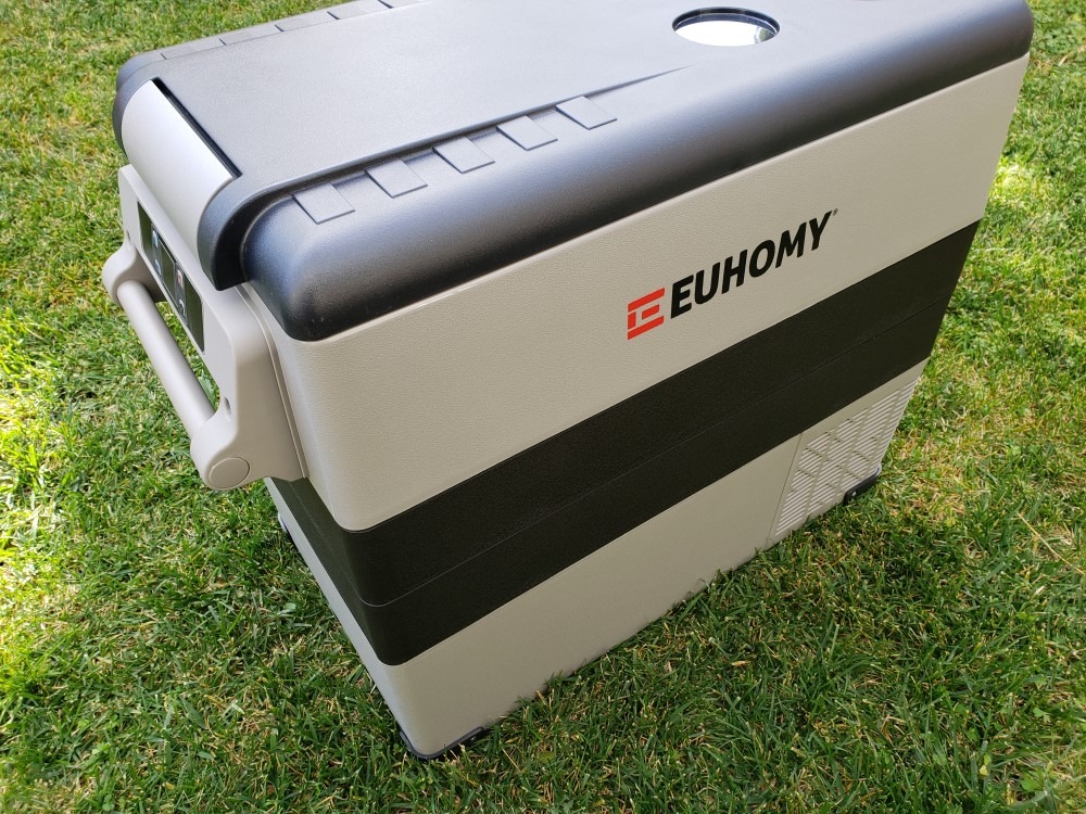 EUHOMY 12 Volt Refrigerator, 59QT(55L) Electric Cooler, 12V Fridge APP Control, 12V Cooler -4°F~68°F, Portable Freezer 12/24V DC 100-240V AC for Camping, Travel, Truck, Home customer photo 1