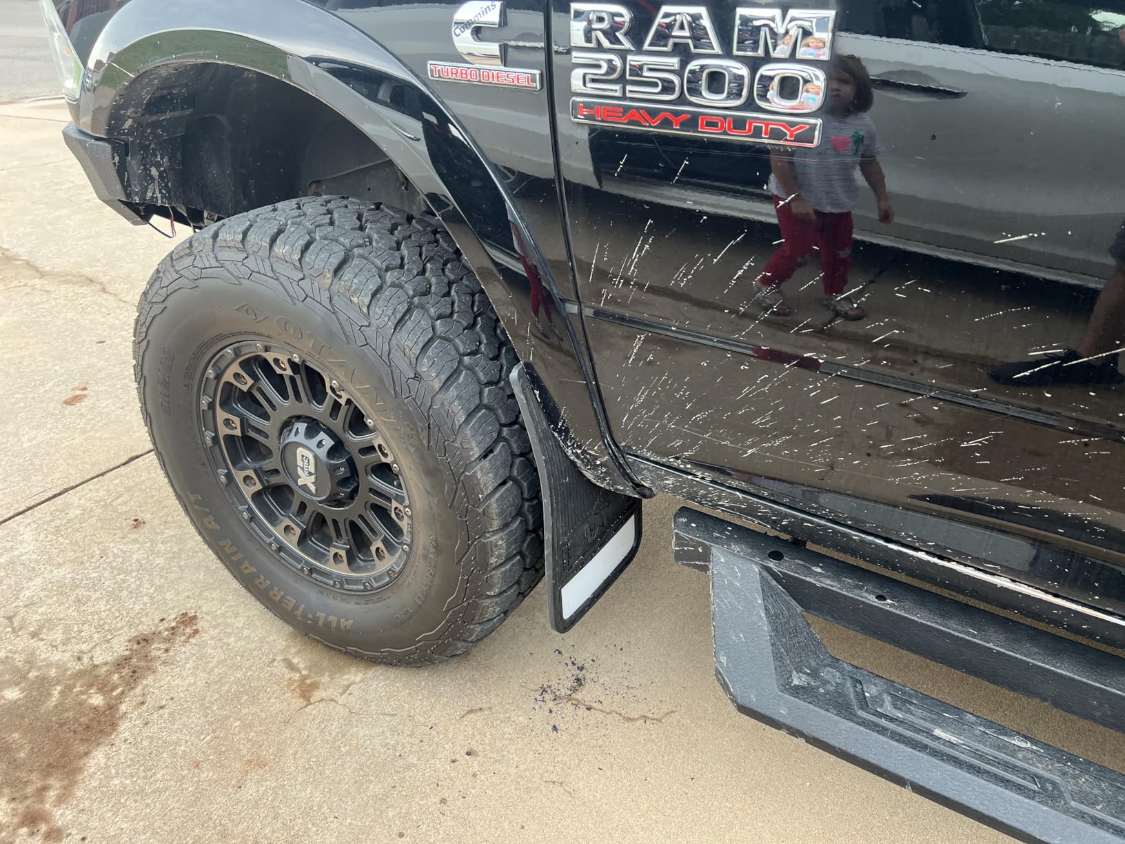 Cat Mud Flaps for Trucks - Heavy Duty Rubber Truck Accessories & Wheel Liner Mud Flaps for Pickup Trucks - Splash Guards for Front or Back Tires customer photo 1