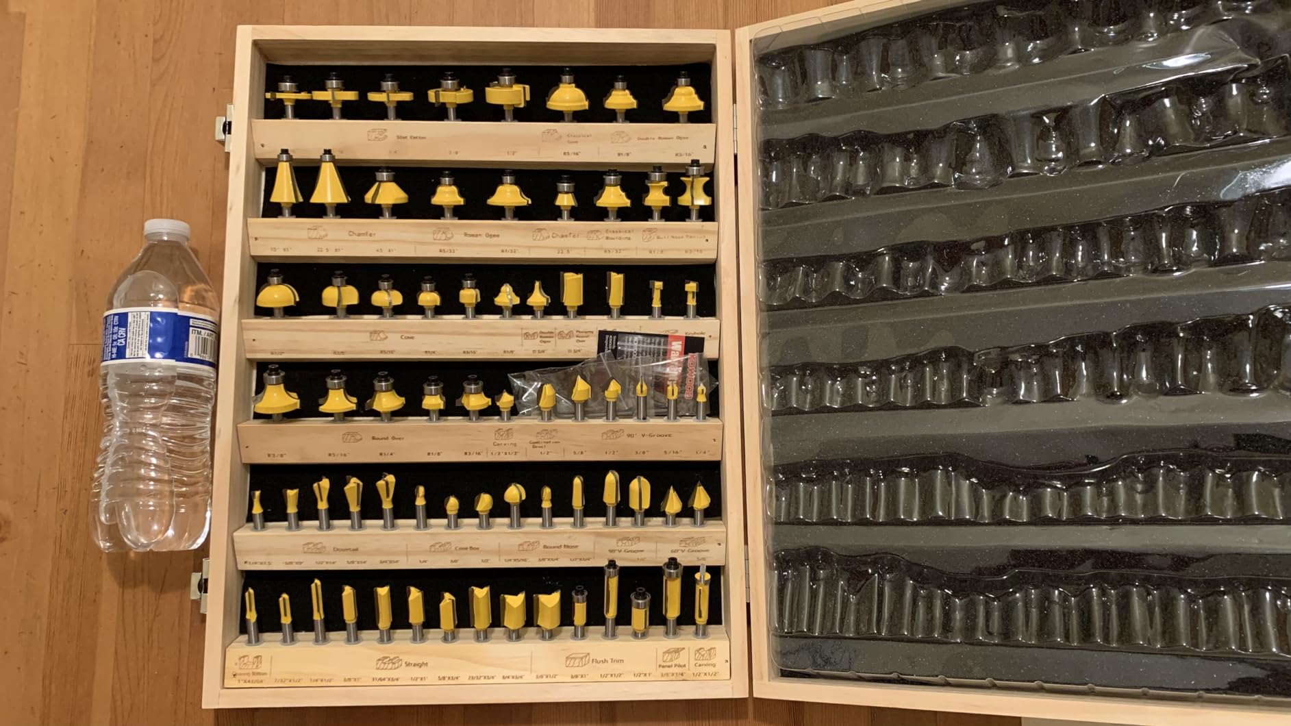 Router Bits Set 1/2 Inch Shank, 70 Piece Router Bit Set, Tungsten Carbide Router Bits Kit for Professional Woodworking customer photo 1