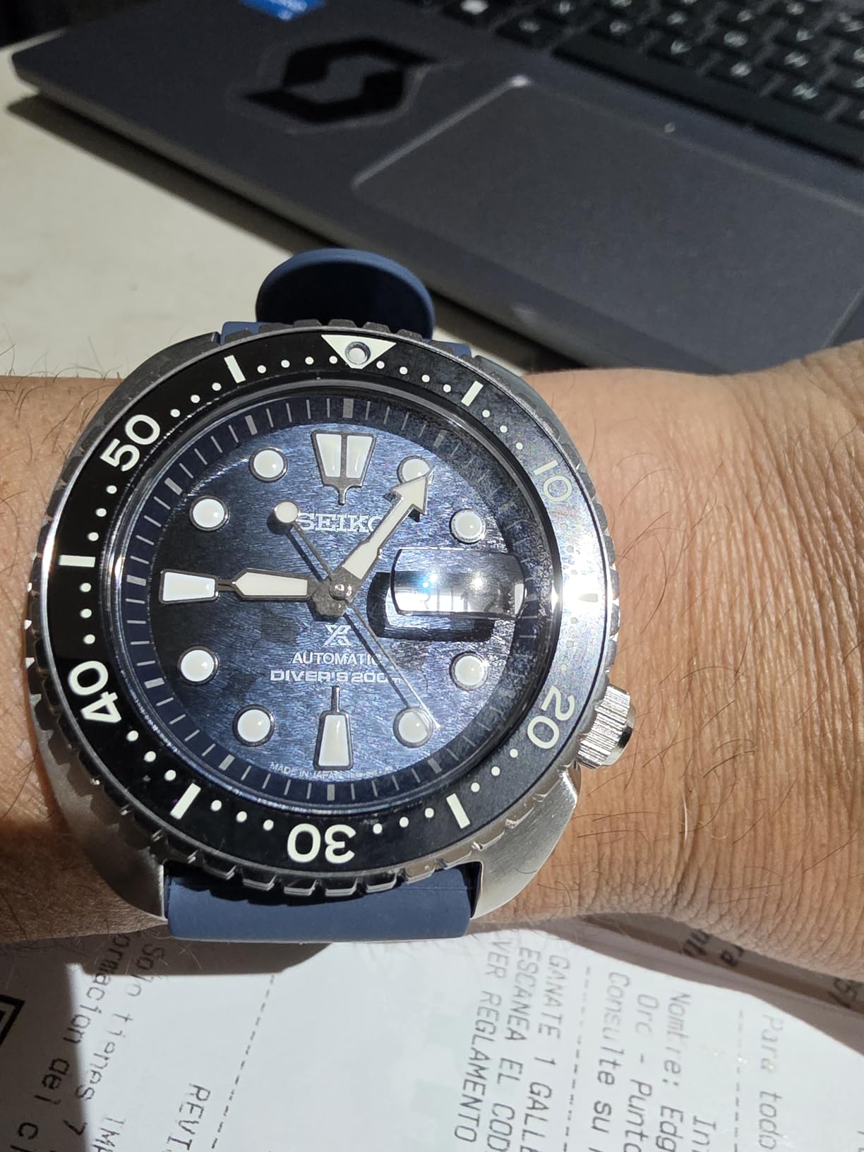 Seiko Prospex Automatic Watch for Men - Automatic Diver - Rotating Bezel, 200m Water-Resistant customer photo 1