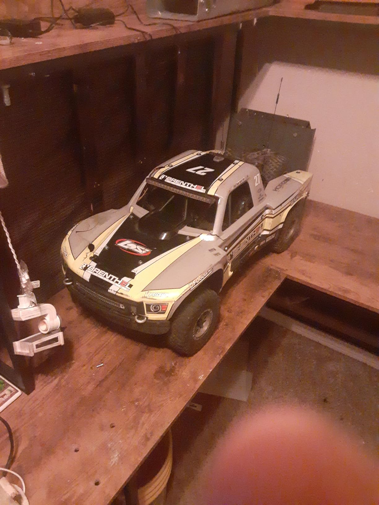 Losi RC Truck 1/6 Super Baja Rey 2.0 4WD Brushless Desert Truck RTR (Battery and Charger Not Included), King Shocks, Blue customer photo 1