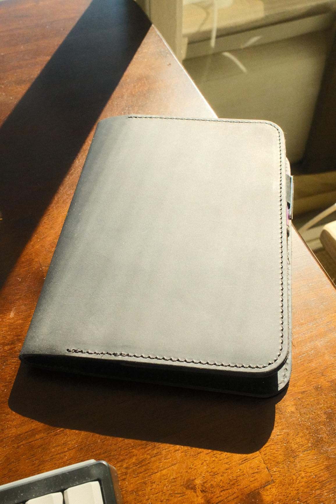 Genuine Leather A5 Journal Cover Refillable Notebook Cover, Fits 5.75 x 8.25 in, Card Slots Pocket & Pen Holder, Handmade Professional Leather Organizer for Men & Women, Travel & Work Diary Cover (Tan) customer photo 1