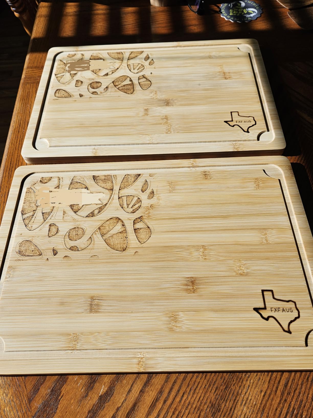2XLarge Cutting Board, 20 Bamboo Cutting Boards for Kitchen with Juice Groove and Handles Kitchen Chopping Board for Meat Cheese board Heavy Duty Serving Tray, 2XL, Empune customer photo 1