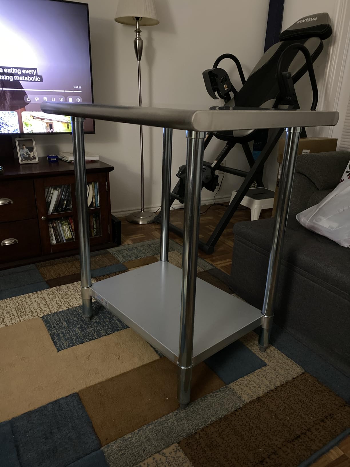 STABLEINK NSF Stainless Steel Prep Table 60x24 Inches 5ft, Metal Work Table with Adjustable Undershelf, for Commercial Kitchen, Restaurant, Hotel, Laundry and Garage customer photo 1
