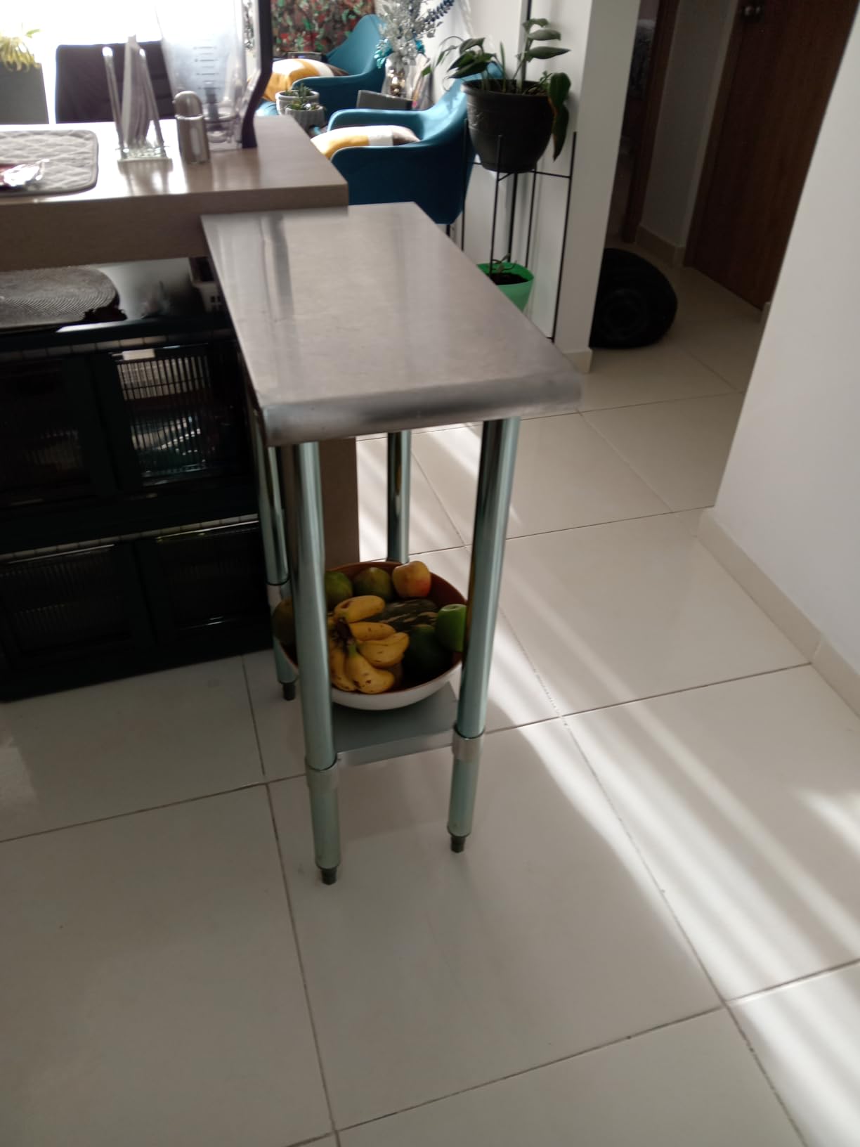 STABLEINK NSF Stainless Steel Prep Table 60x24 Inches 5ft, Metal Work Table with Adjustable Undershelf, for Commercial Kitchen, Restaurant, Hotel, Laundry and Garage customer photo 2
