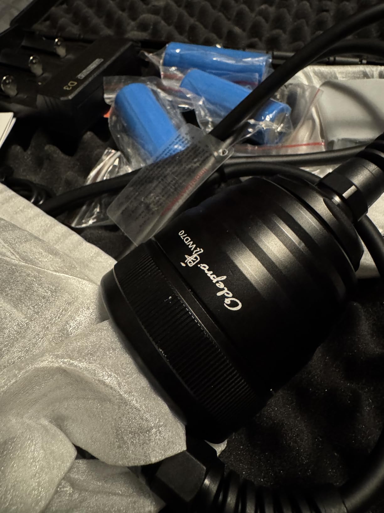 WD70 Canister Dive Light - 3000 Lumens Ultra-Bright Technical Diving Flashlight Kit customer photo 1