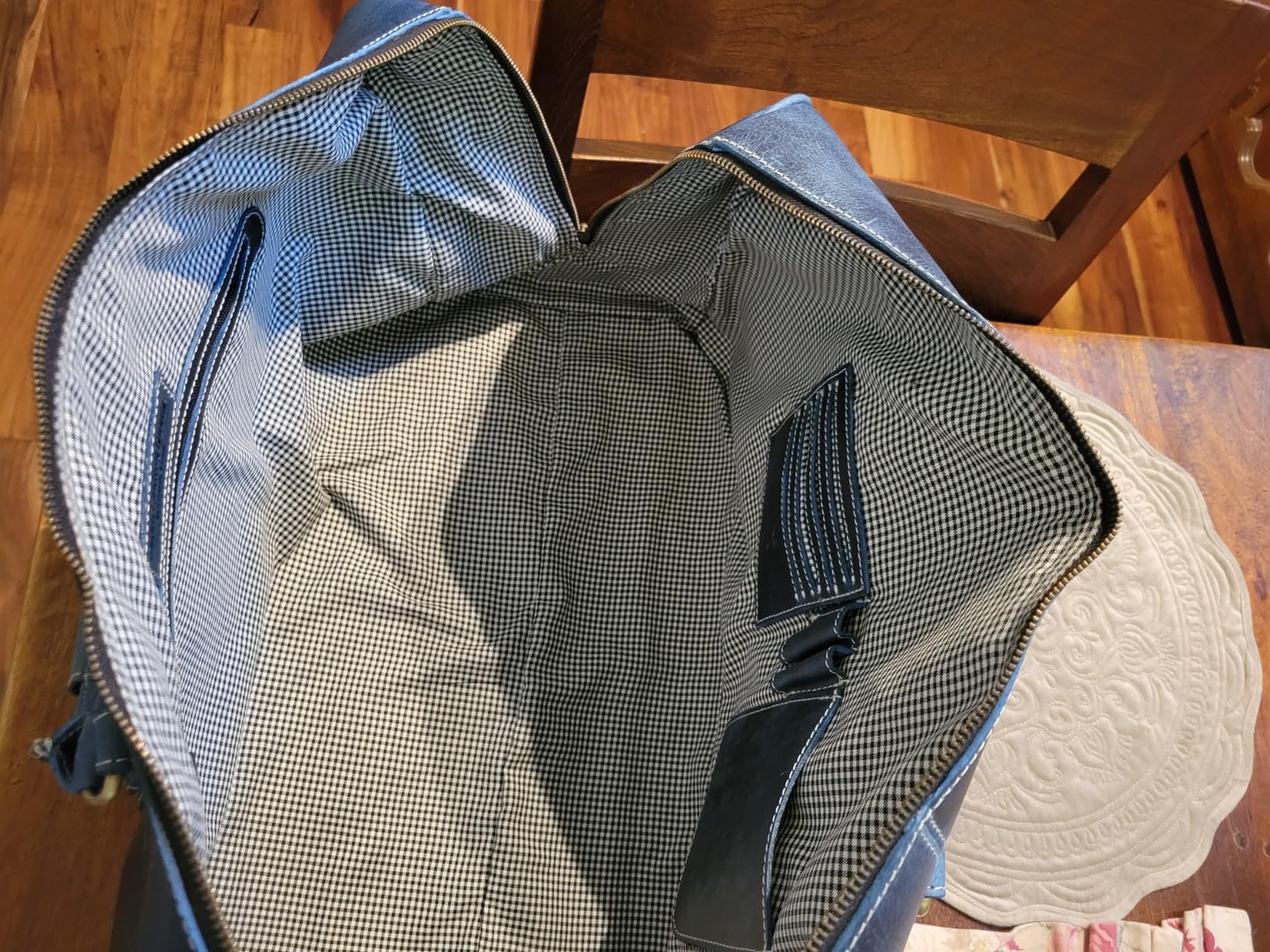 Leather Duffel Bag for Men & Women Travel, Weekend, Overnight, Gym Bag customer photo 1