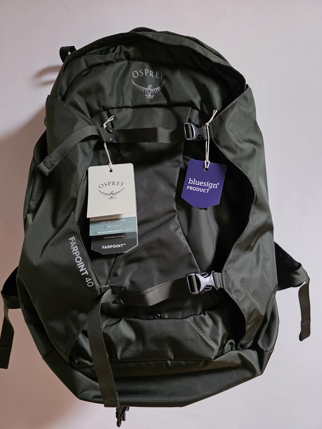 Osprey Farpoint 70L Men's Travel Backpack, Muted Space Blue customer photo 1