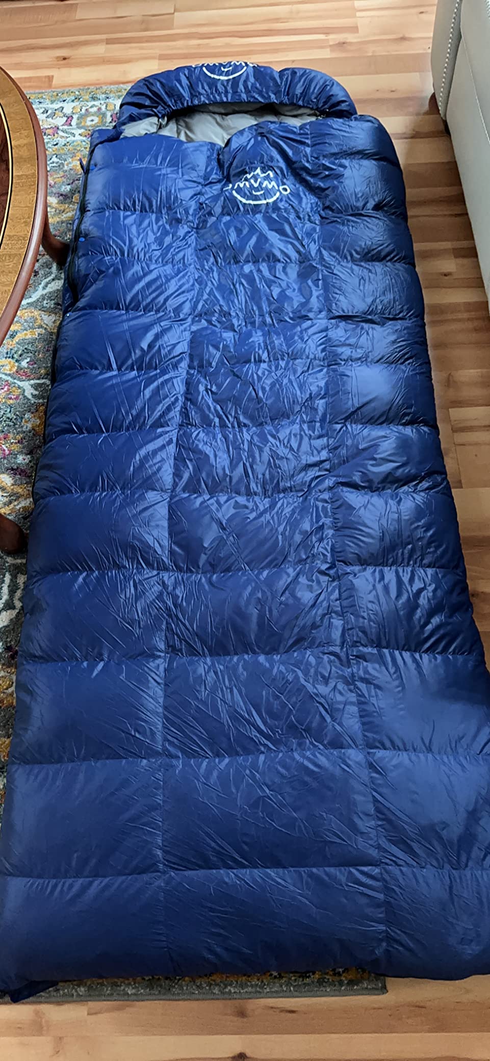 AIIYME -10°F 0°F 10°F 15°F Down Sleeping Bag for Adults, 800/650 Fill Power, Ultralight Wearable 4 Season Cold Weather Rectangle Sleeping Bag for Camping Hiking customer photo 2
