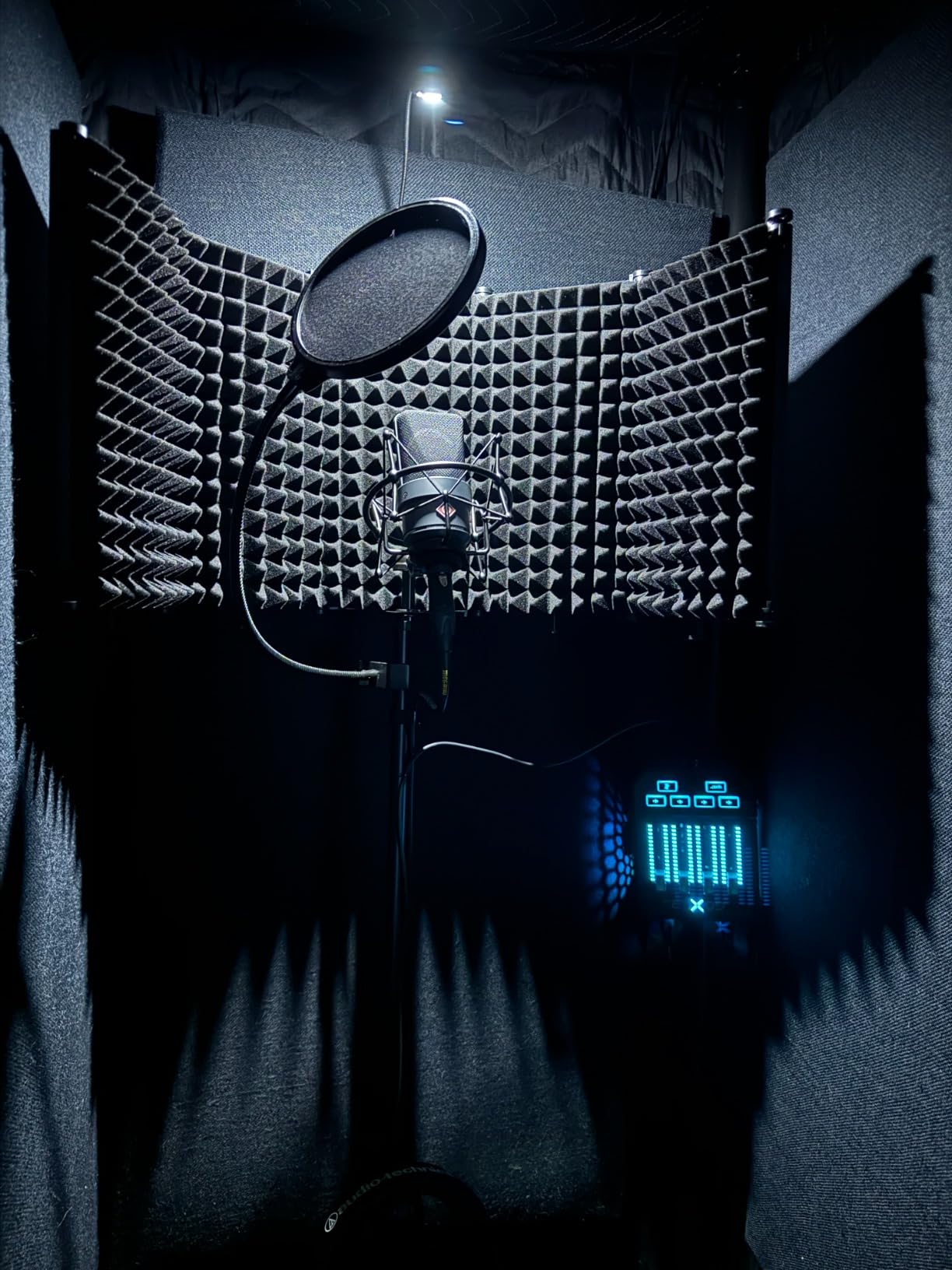 'Snap Studio' XL Portable Recording Booth | '#1 Vocal Booth' Rolling Stone | Record Crisp Dry Echo-Free Vocals at Home or On-The-Road | The Original & Best Studio Booth, Trusted By Singers & Voiceover customer photo 1