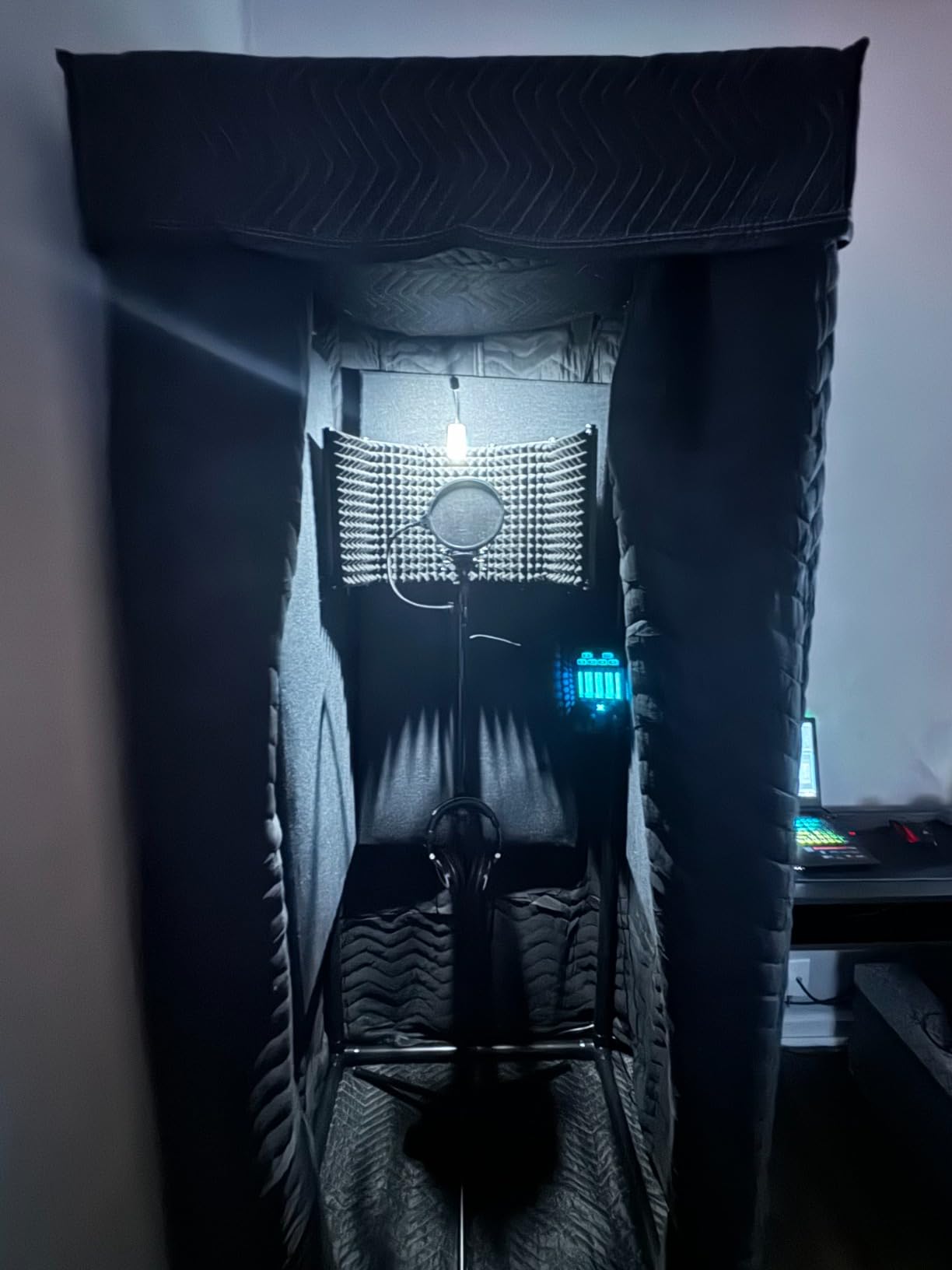 'Snap Studio' XL Portable Recording Booth | '#1 Vocal Booth' Rolling Stone | Record Crisp Dry Echo-Free Vocals at Home or On-The-Road | The Original & Best Studio Booth, Trusted By Singers & Voiceover customer photo 2