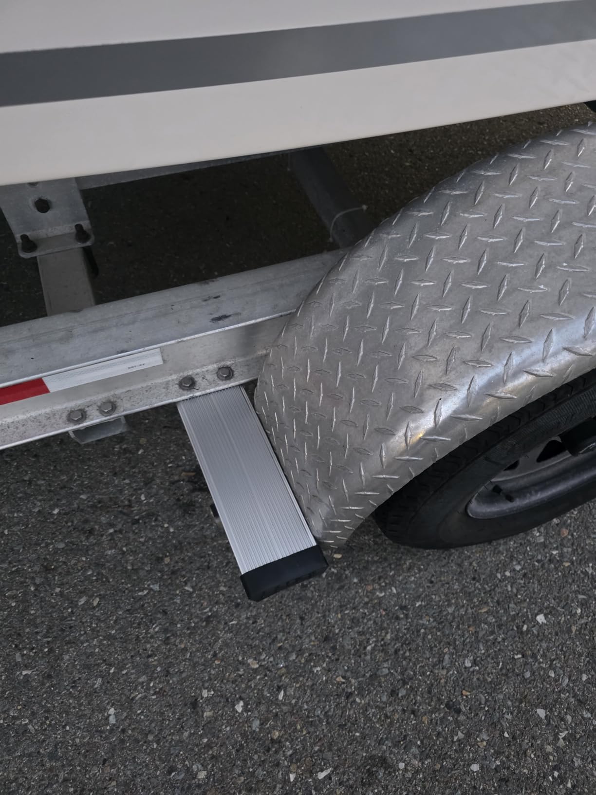 Boat Trailer Aluminum Fender Mounts Fit for Boat Trailer Round& Step Pad Bolt On Brackets customer photo 1