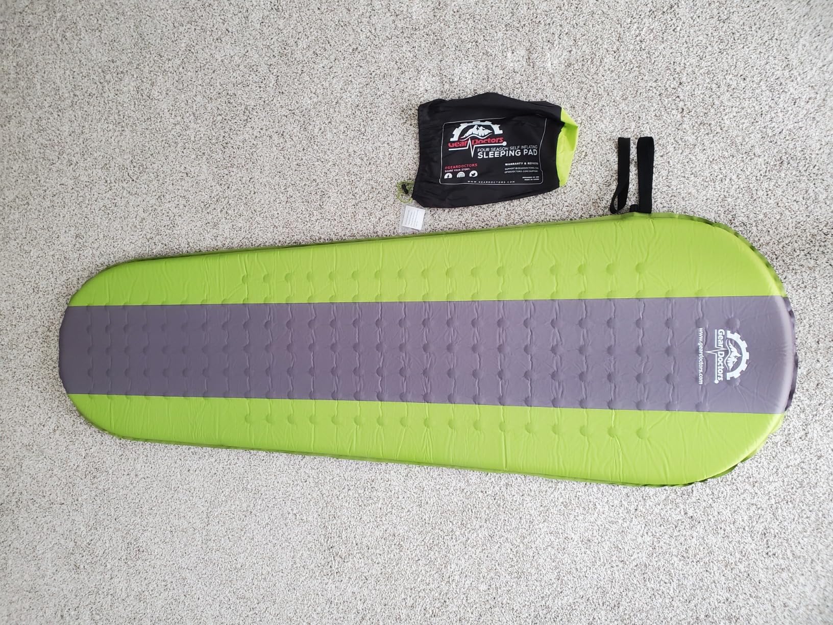 Gear Doctors Artemis 8.3 R-Value Self Inflating Sleeping Pad Camping-Air Mattress Camping-Mattress Pad 4 Season 3D Air Foam 4