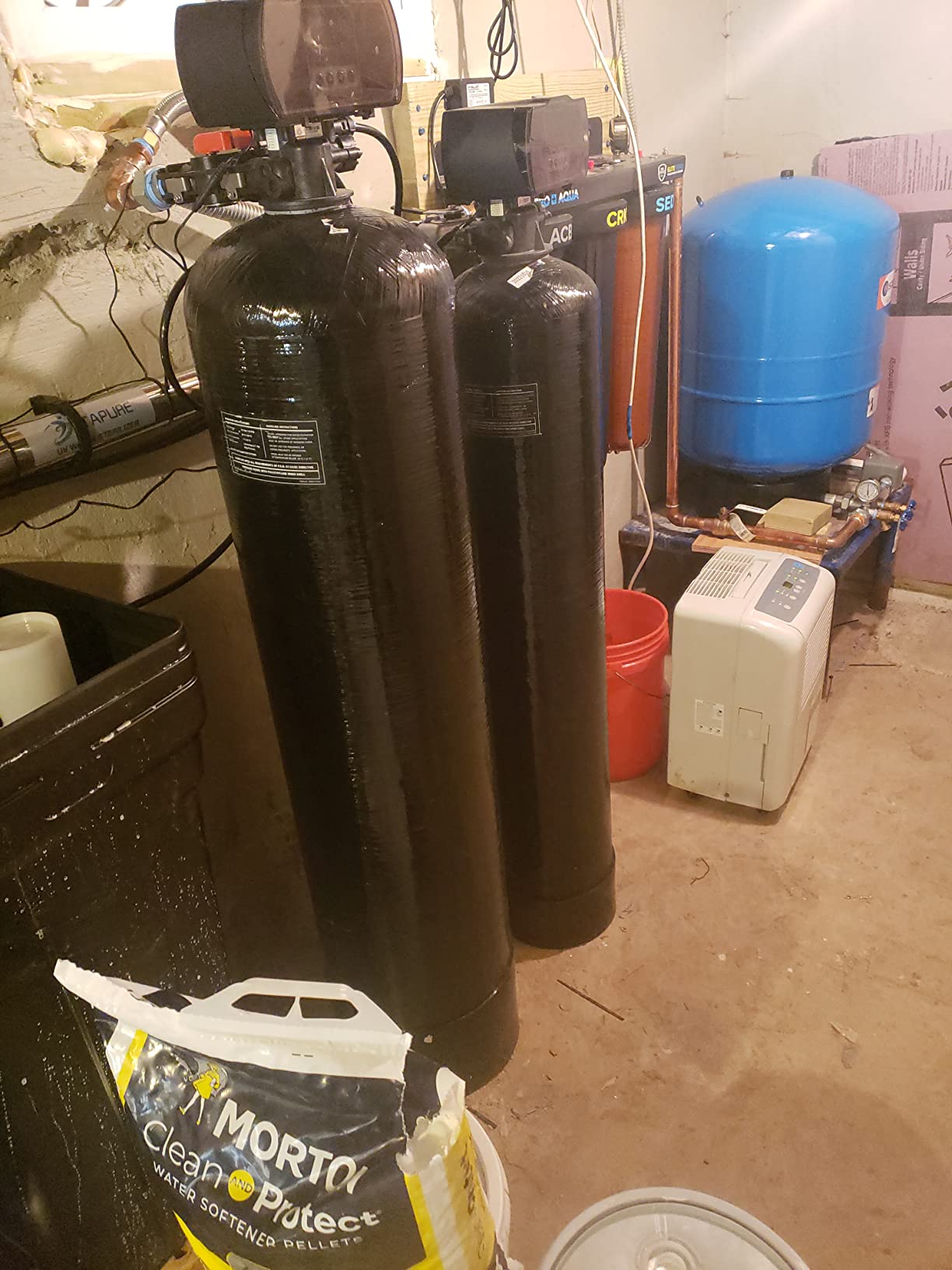PRO+AQUA Elite 5-Stage Whole House Water Softener and Filter Bundle System for Well Water | Reduces Heavy Metals, Iron, Sulfur, Sediment, Chlorine, and More | Ideal for 3-4 Bathrooms customer photo 2