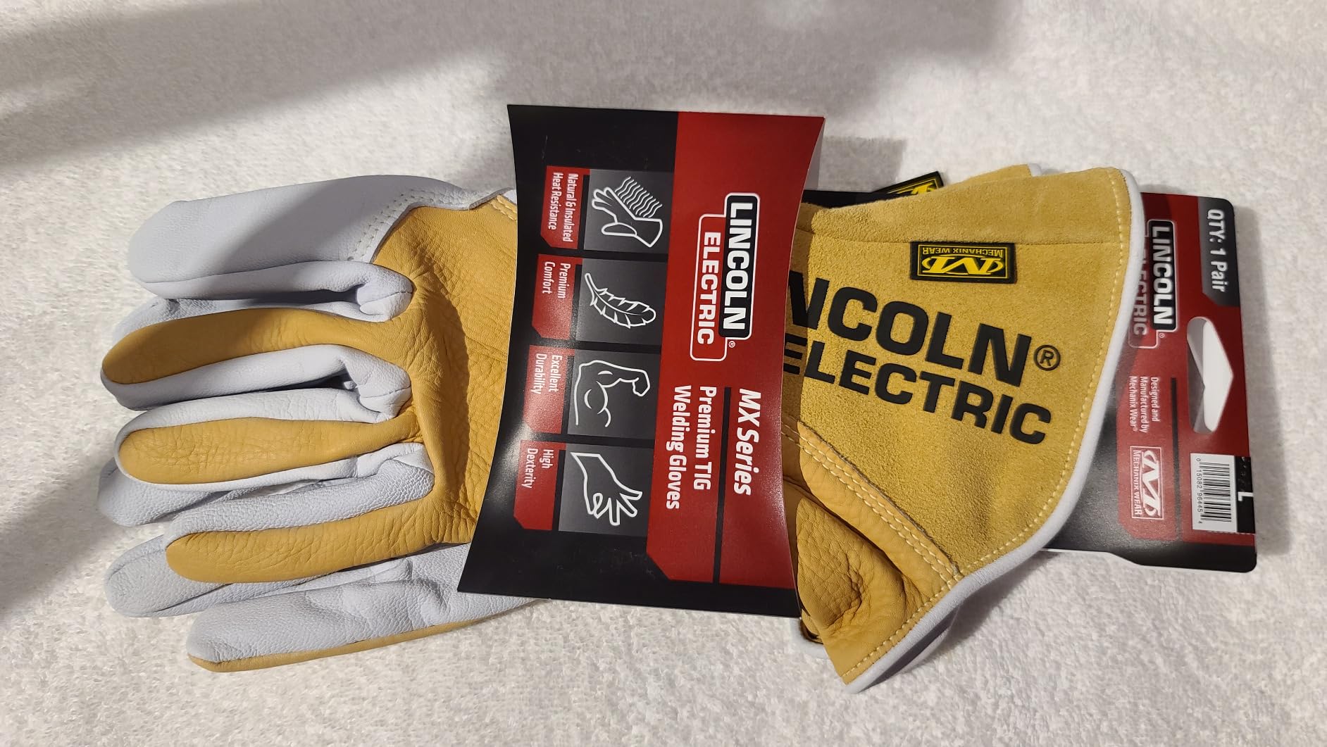 Lincoln Electric MX Series Premium TIG Welding Gloves - Large, Tan customer photo 2