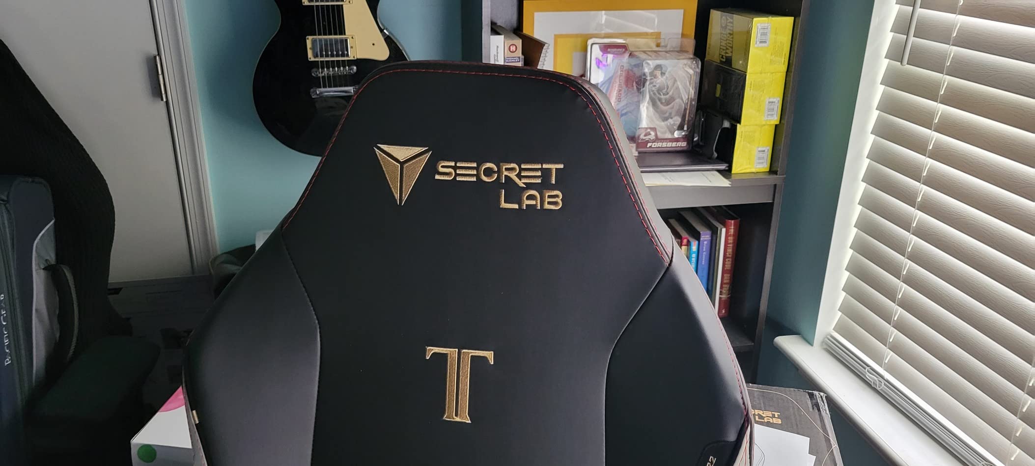 Secretlab Titan Evo Stealth Gaming Chair - Reclining, Ergonomic & Heavy Duty Computer Chair with 4D Armrest, Magnetic Head Pillow & Lumbar Support - Big and Tall Up to 395lbs - Black - Leatherette customer photo 1