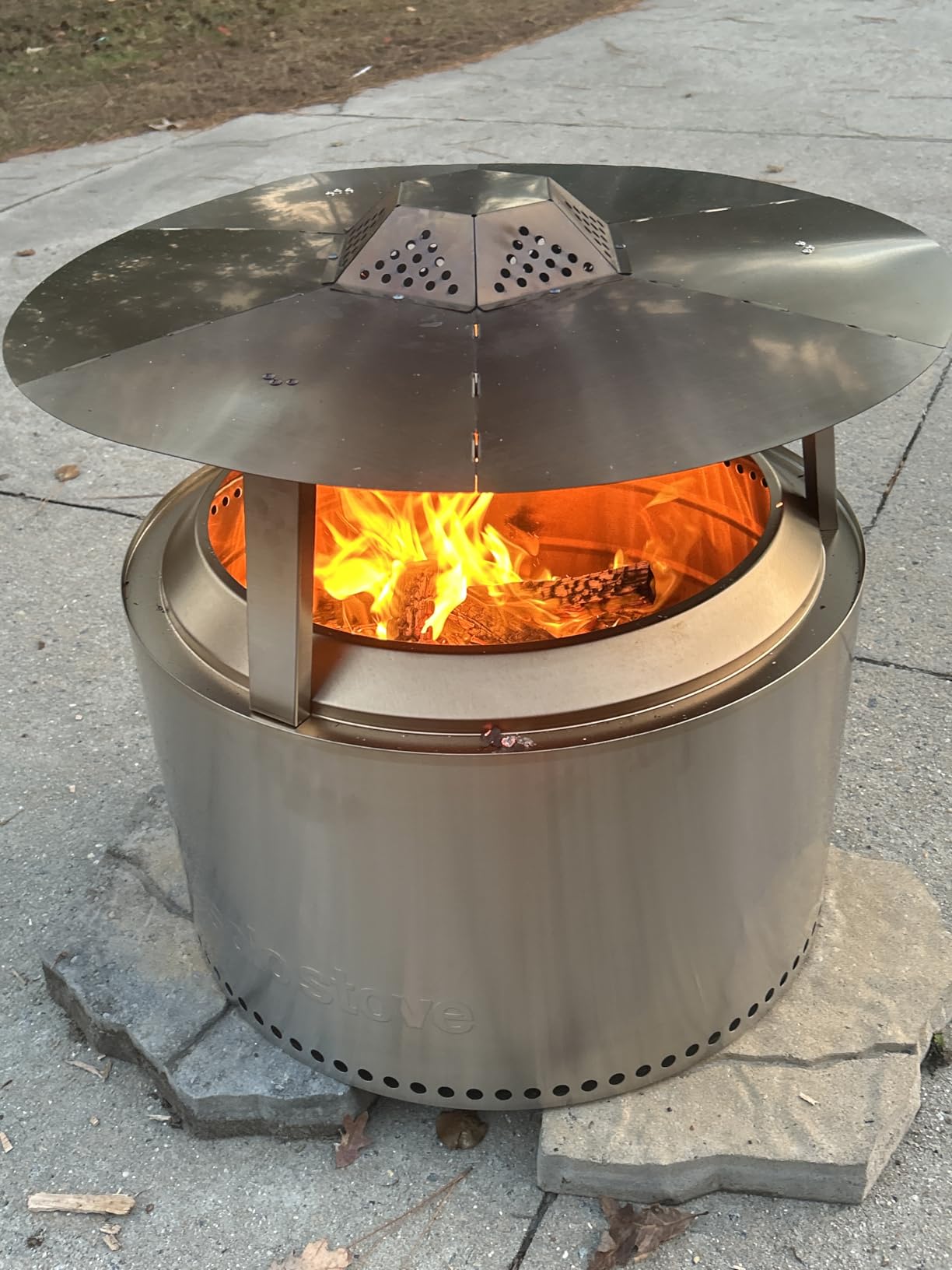 Solo Stove Yukon 2.0, 27 Inch Smokeless Fire Pit with Removable Ash Pan - Wood Burning Portable Stainless Steel Outdoor Fireplace customer photo 1