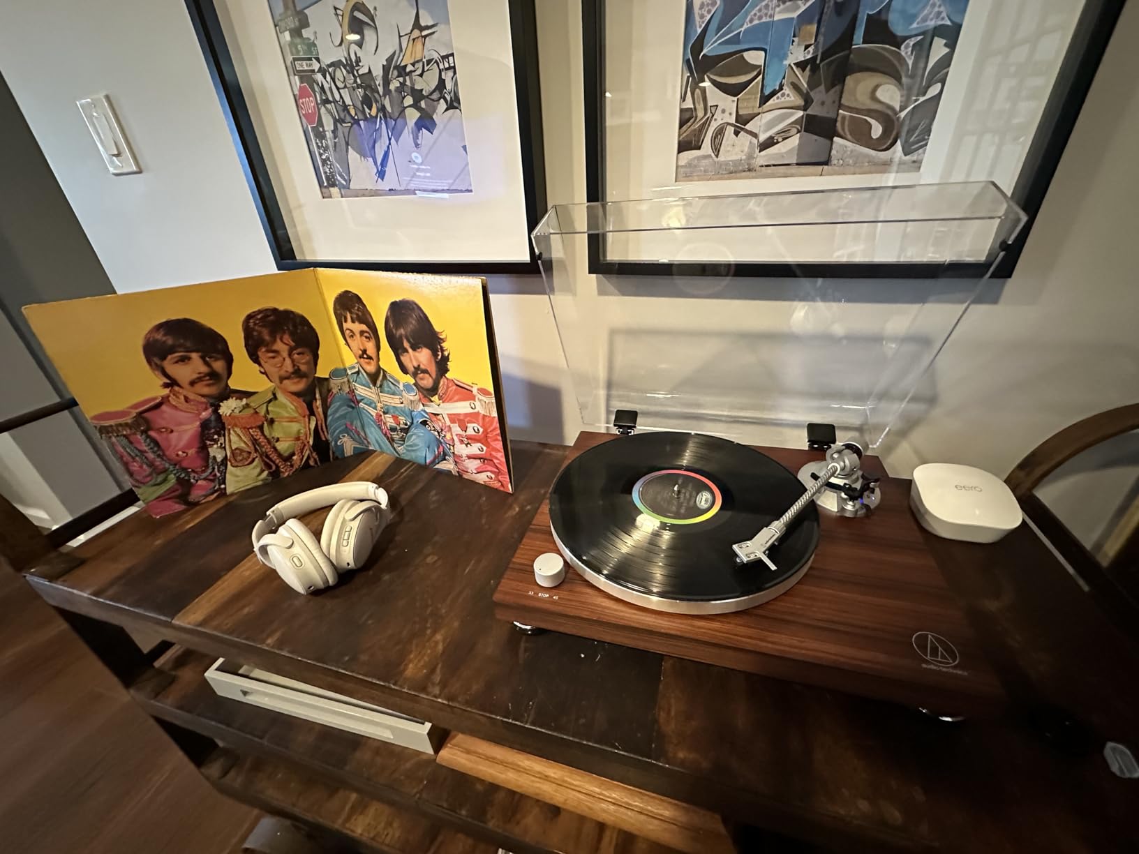 Audio-Technica AT-LPW50BT-RW Manual Belt-Drive Turntable with Bluetooth - Rosewood customer photo 2