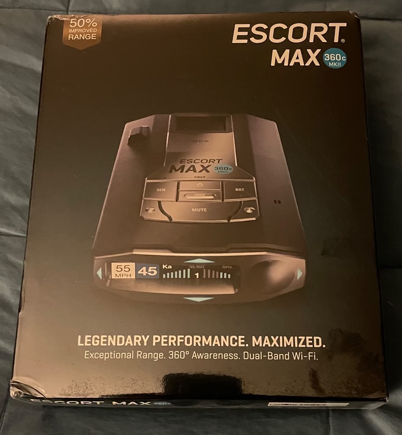 Escort MAX 360c MKII Laser Radar Detector - Dual-Band Wi-Fi and Bluetooth Enabled, 360° Directional Arrows, Exceptional Range, Shared Alerts customer photo 1