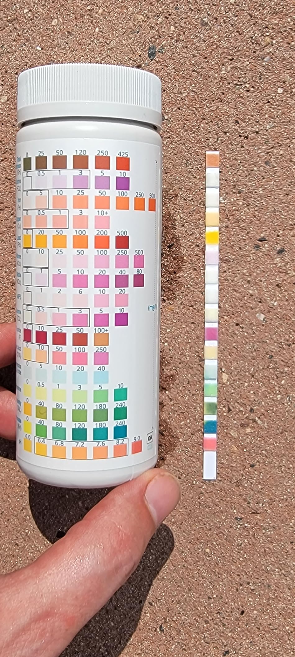 Umlecoa 16 in 1 Premium Water Test Kit - 125 Home Water Quality Test Strips for Well and Tap Test Kit - Testing for pH, Hardness, Chlorine, Lead, Iron, Copper, Nitrate, Nitrite, etc customer photo 2