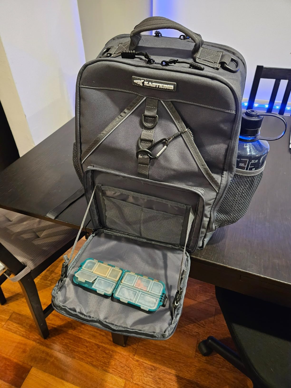 KastKing KarryAll Fishing Tackle Backpack with Rod Holder 4 Tackle Boxes, 40/26L Tackle Bag Storage Fishing Gear and Equipment customer photo 1