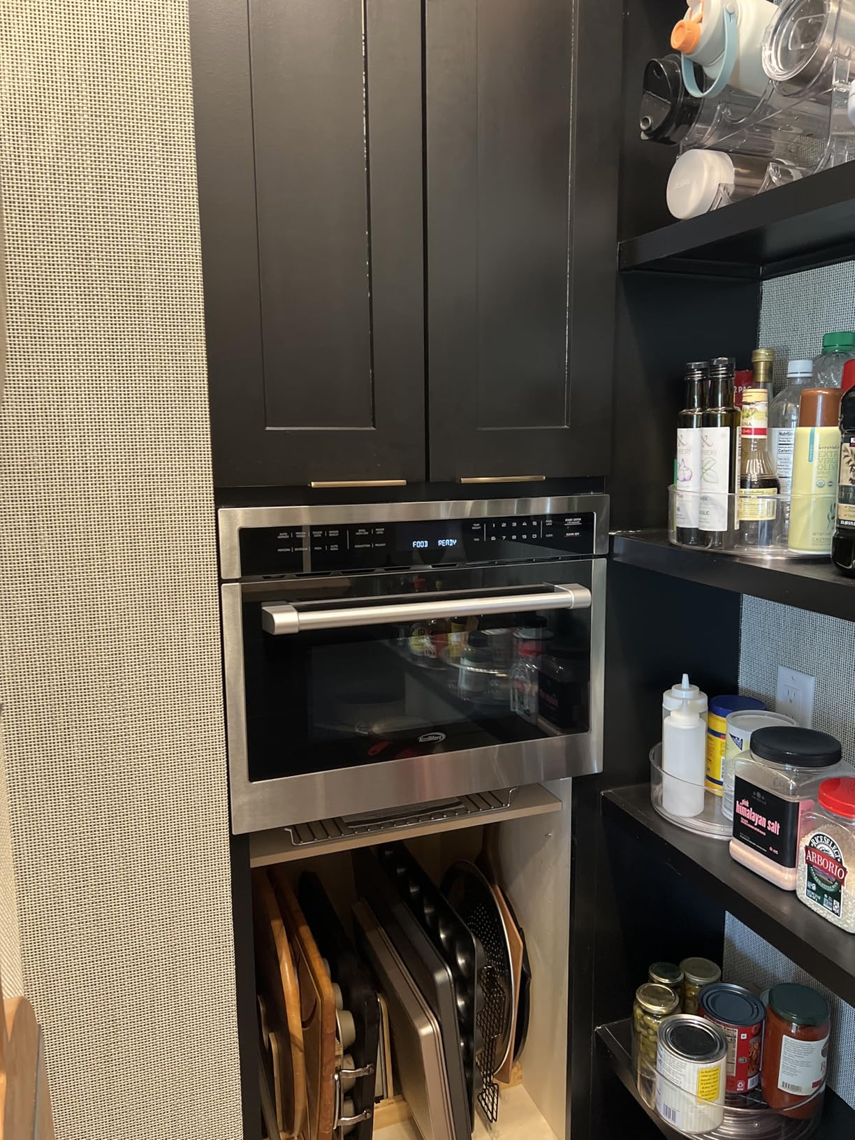 KoolMore 24 Inch Built-in Convection Oven and Microwave Combination with Broil, Soft Close Door, 1000 Watt Power, Stainless Steel Finish, Touch Control LCD Display customer photo 2