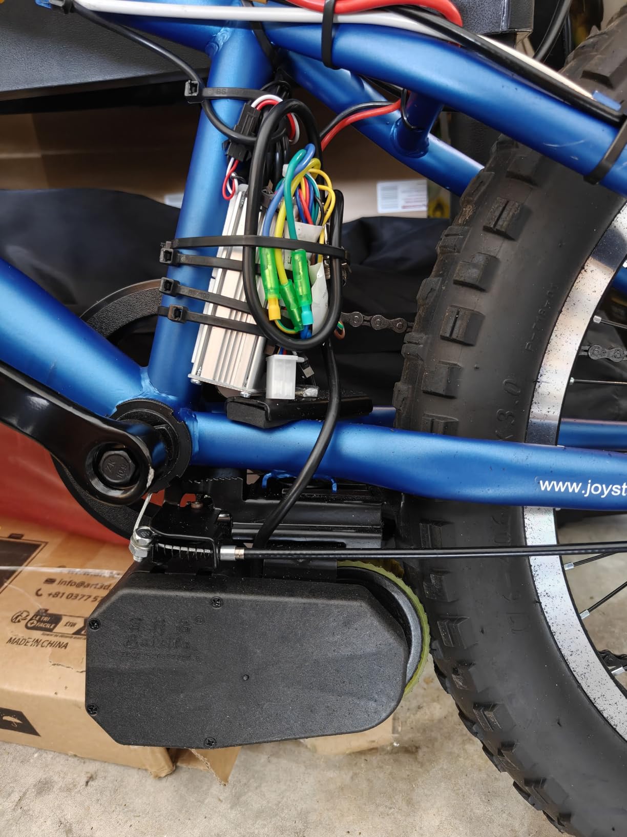 DIY Electric Bike Conversion kit 250W Brushless Motor and Controller,Electric Bike Booster kit Waterproof Ebike Conversion Kit Friction Drive Bicycle Kit customer photo 2