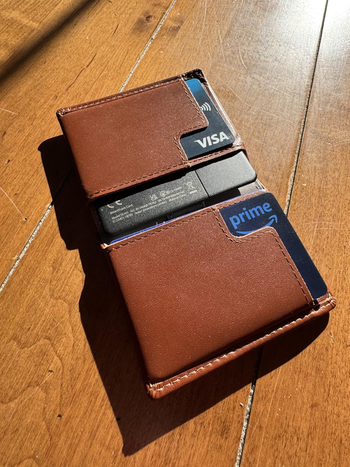Slim Sleeve, slim leather wallet (Max. 8 cards and bills) customer photo 2