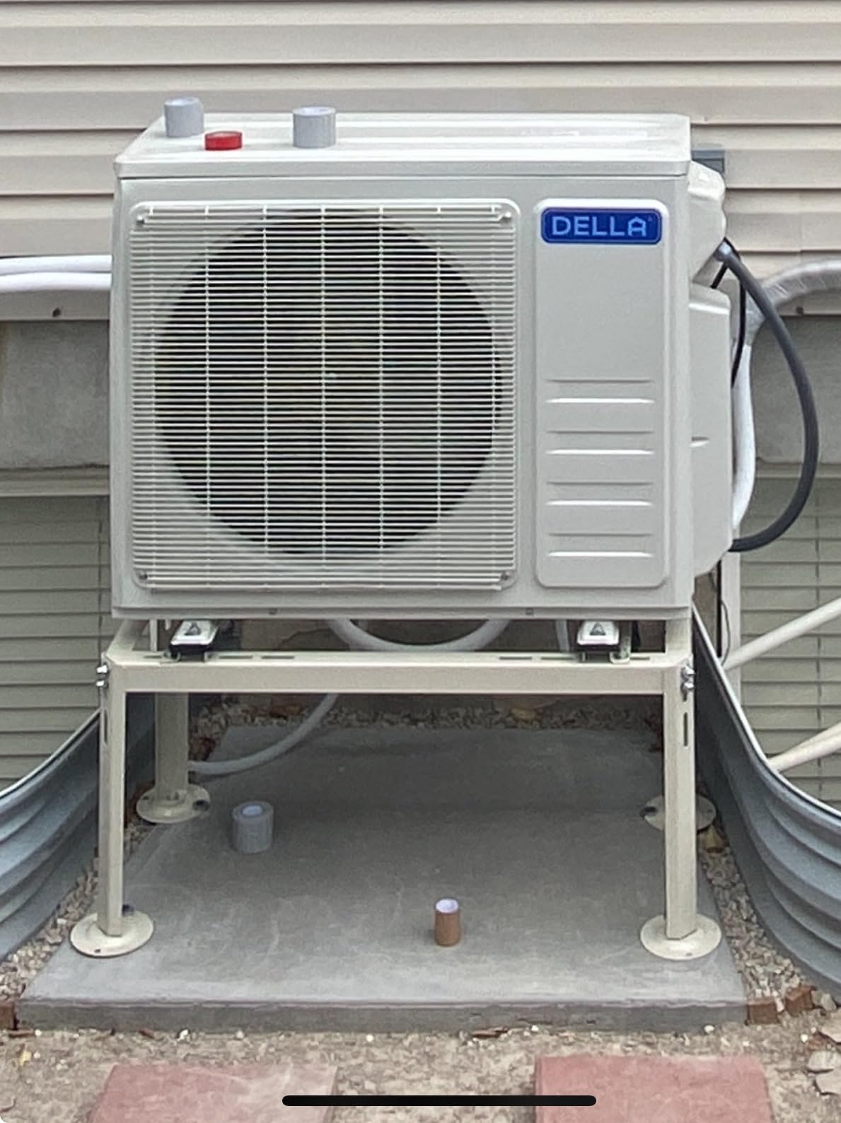 DELLA 20K BTU ODU 2 Dual Zone 9000 12000 BTU Mini Split AC Work with Alexa, Energy Efficient, 20 SEER2 208-230V Cools Up to 950 Sq.Ft Wifi Multi Zone Pre-Charged Heat Pump with 16ft Installation Kits customer photo 1