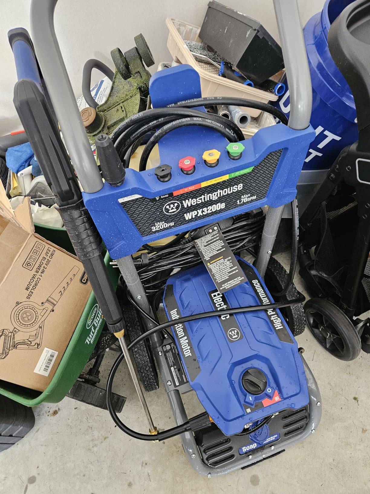 Westinghouse WPX3200e Electric Pressure Washer, 3200 Max PSI and 1.76 Max GPM, Universal Motor, Onboard Soap Tank, Spray Gun and Wand, 5 Nozzle Set customer photo 1