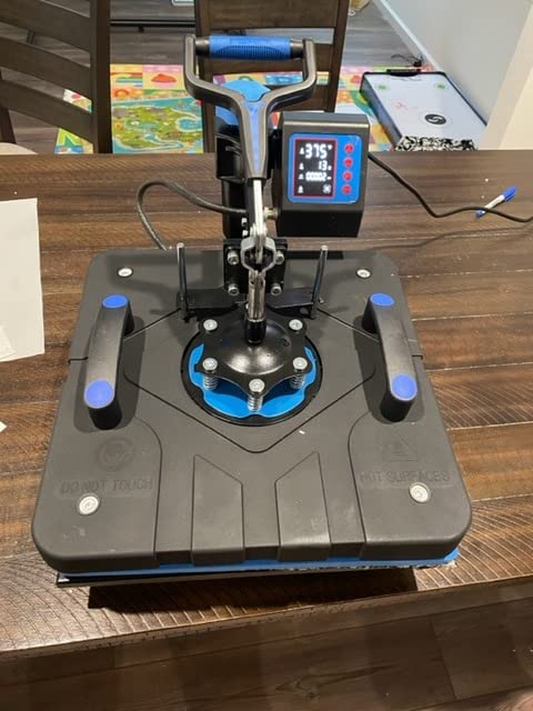 HORGELU Upgraded 8 in 1 Heat Press Machine 15x15 Inch Heat Transfer Machine 360-Degree Swing Away Multifunction Digital Sublimation Combo customer photo 2