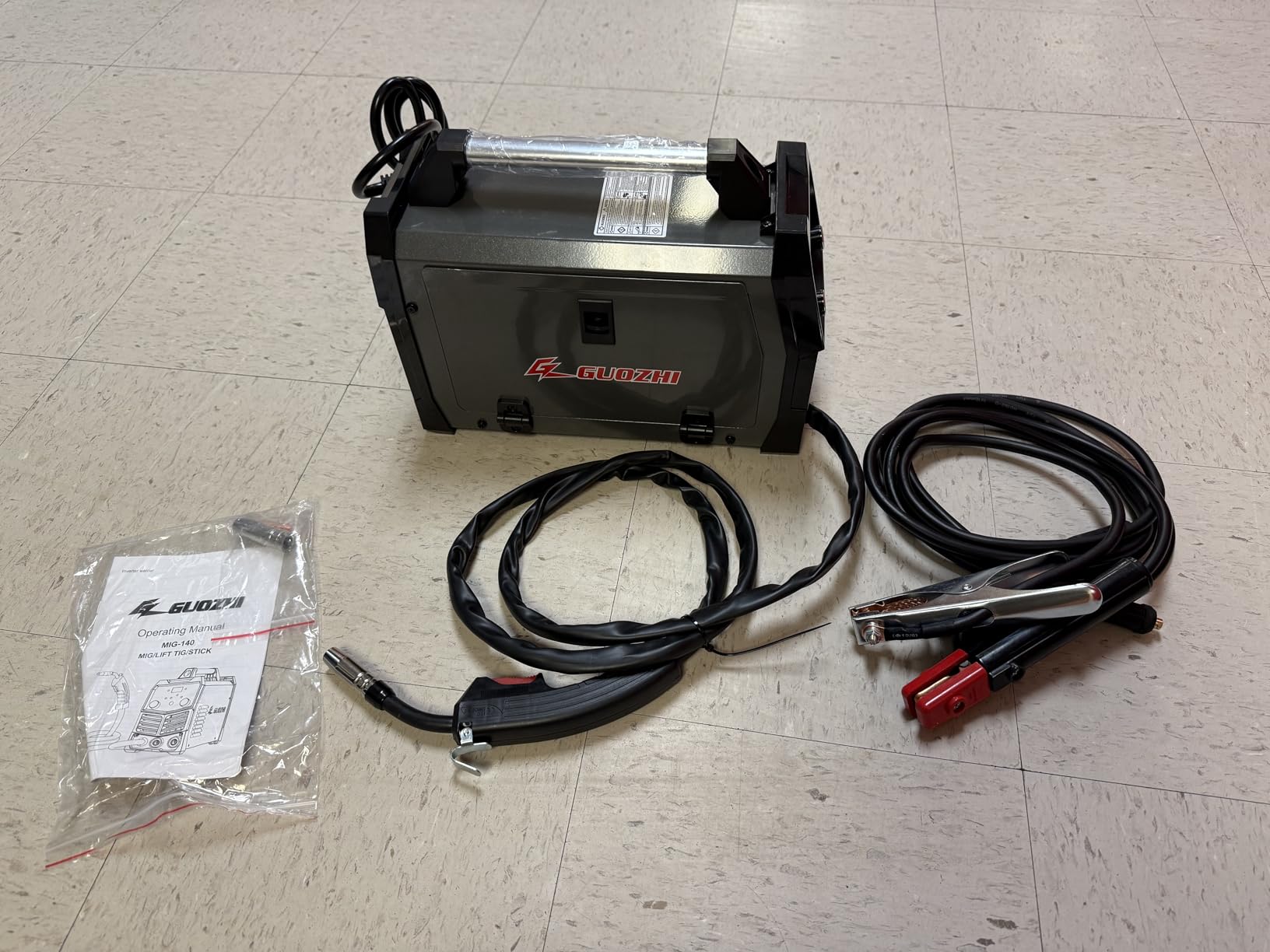 GZ GUOZHI 140A MIG Welder, 3 in 1 Welder FLUX MIG/ARC/Lift TIG Multi-Process Mig Welder, 110V Welding Machine, Welder Machine 110v Flux Core Welder with Welding Gun customer photo 2