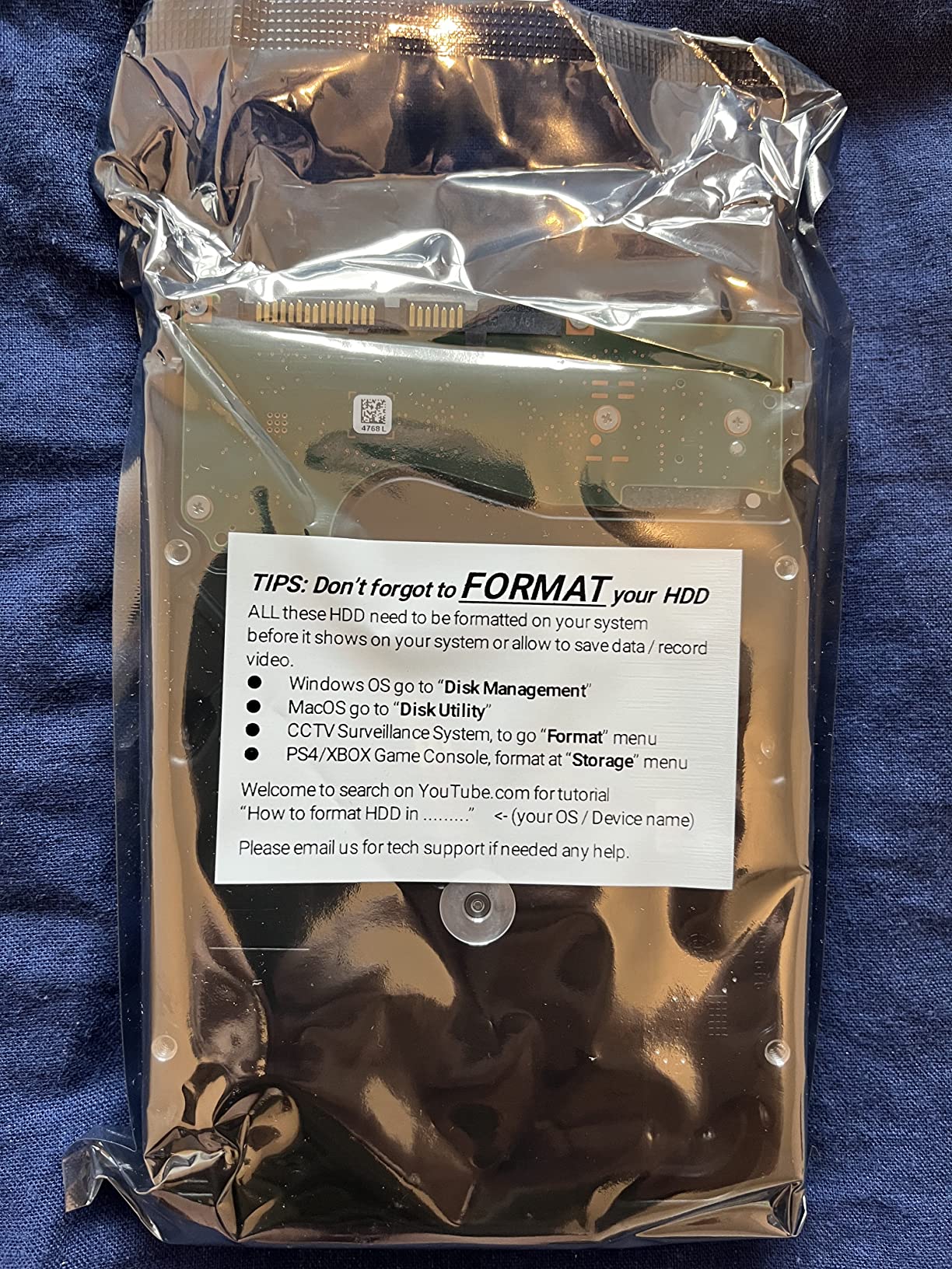 MDD (MD16TSATA25672NAS) 16TB 7200RPM 256MB Cache SATA 6.0Gb/s 3.5-inch NAS Hard Drive - 5 Years Warranty (Renewed) customer photo 2