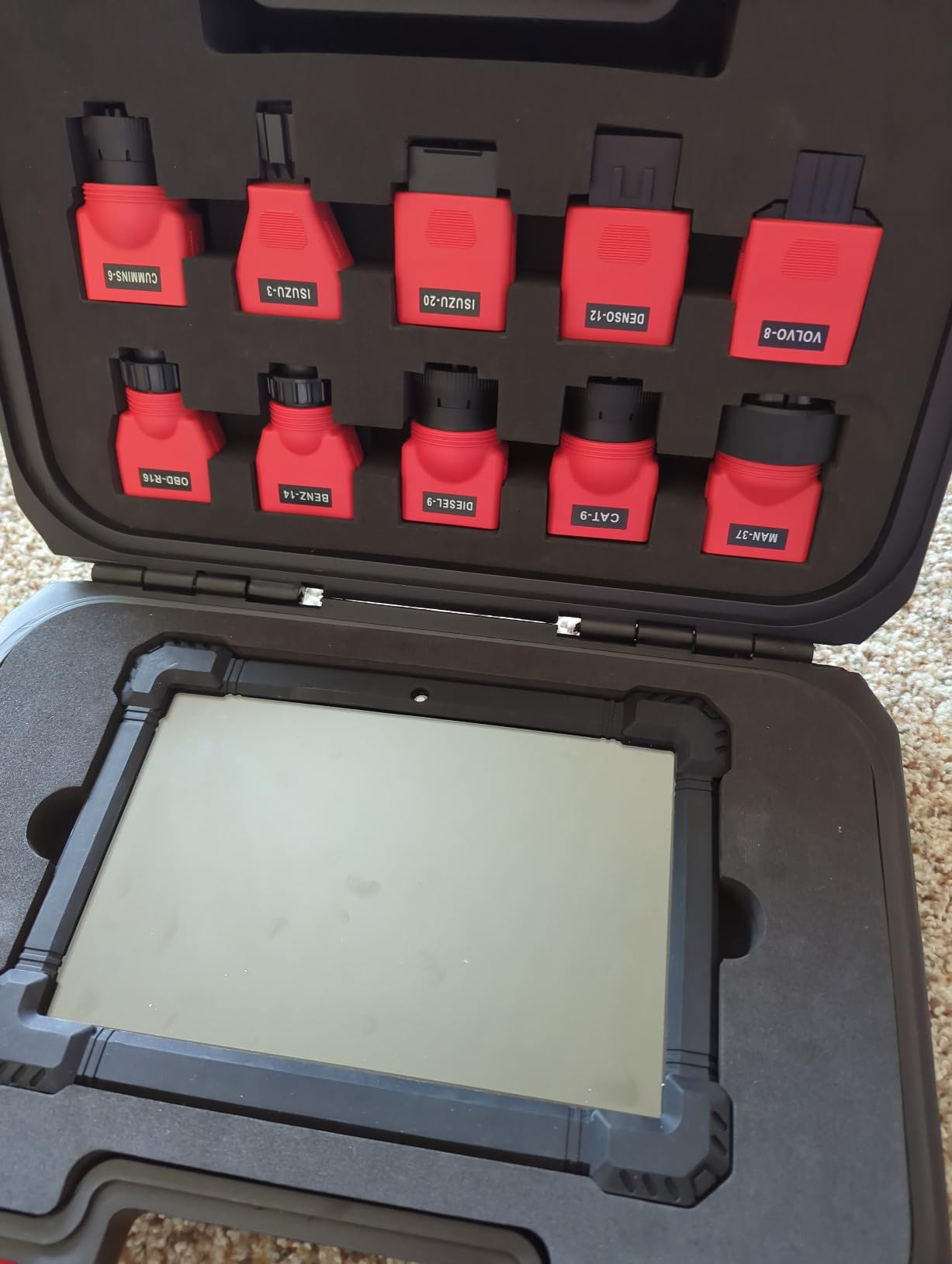 ANCEL X7HD 10'' Heavy Duty Truck Scanner, Semi Trucks Full System Diagnostic Tool, Bidirectional Diesel Scan Tool with DPF, ECU Coding, 40+ Reset for Cummins, Detroit, Caterpillar, Volvo, Paccar etc customer photo 1