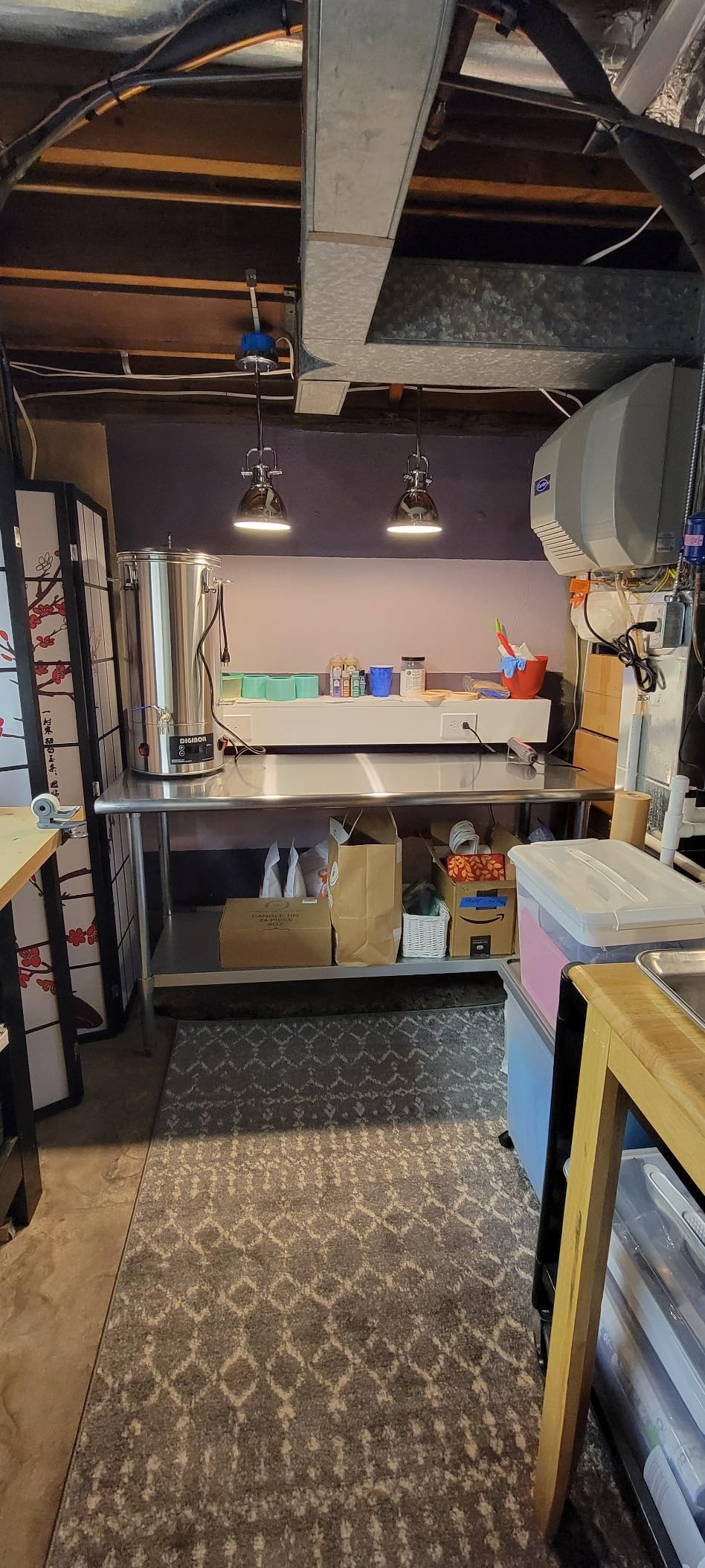 HARDURA Stainless Steel Table 24X60 Inches with Undershelf and Galvanized Legs NSF Heavy Duty Commercial Prep Work Table for Restaurant Kitchen Home and Hotel customer photo 2