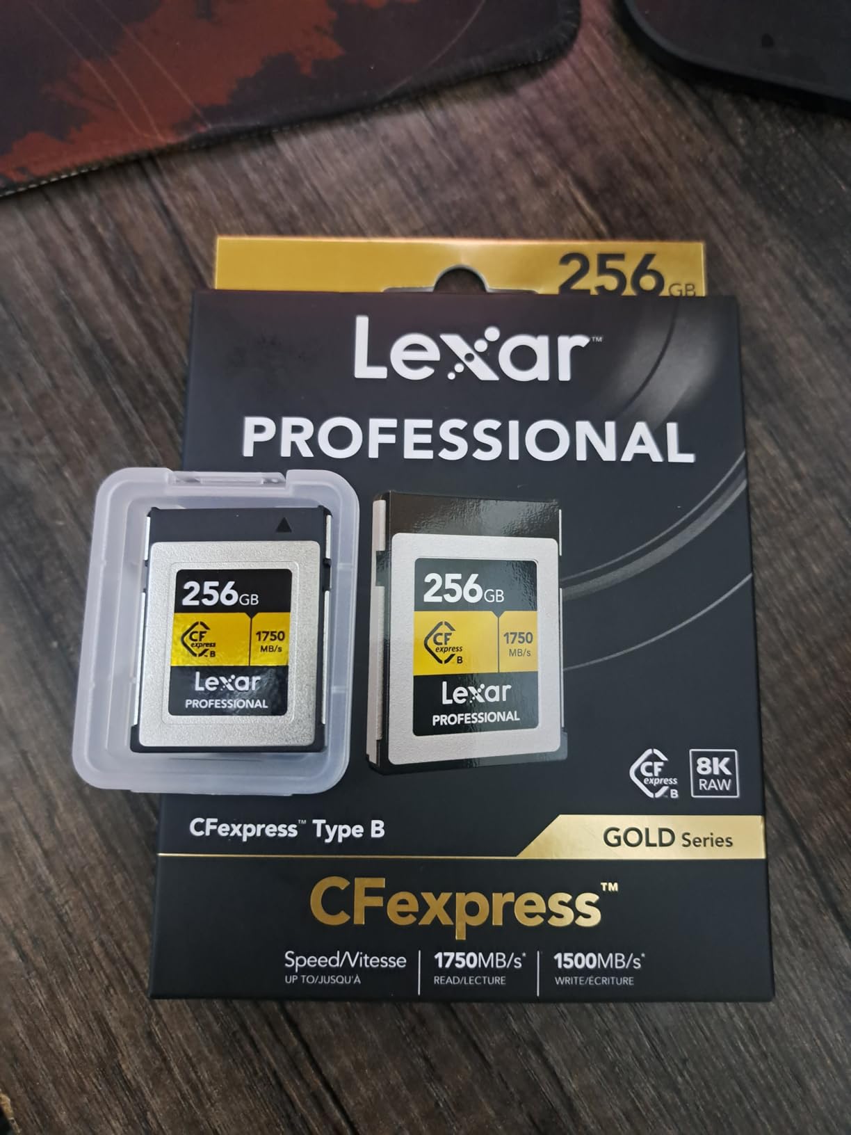 Lexar 128GB Professional CFexpress Type B Memory Card GOLD Series, Up To 1750MB/s Read, Raw 8K Video Recording, Supports PCIe 3.0 and NVMe (LCXEXPR128G-RNENG) customer photo 1