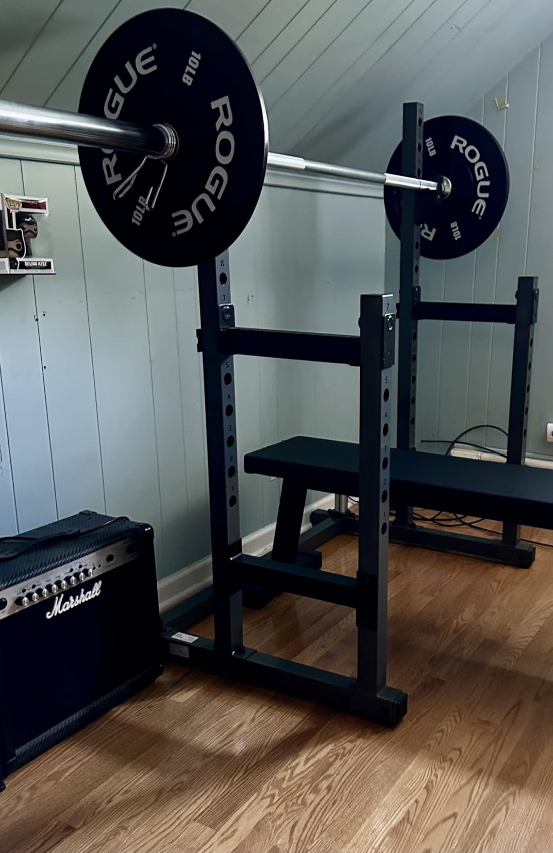 PASYOU Adjustable Power Rack, Multifunction Squat Rack Heavy-Duty Stand, Max Load 1800 LBS customer photo 1