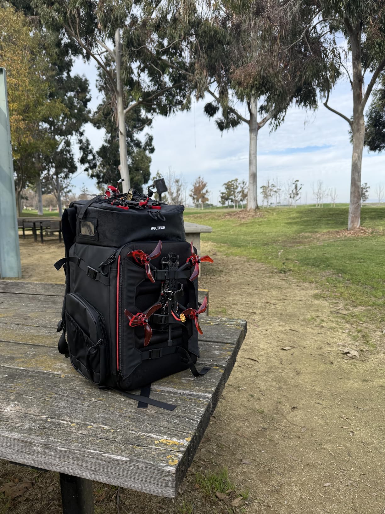 HGLRC FPV Drone Backpack Case Shoulder Bag for FPV Racing Quadcopter Drone and Parts for DJI FPV Combo customer photo 2