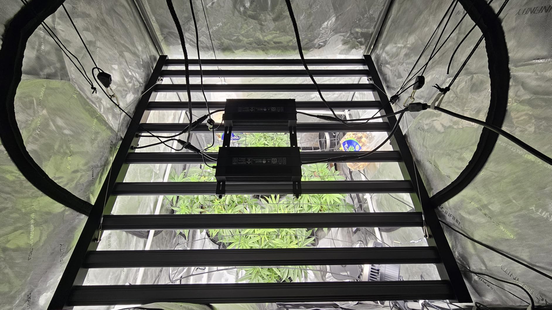 AC Infinity IONFRAME EVO10, Samsung LM301H EVO Bar LED Grow Light 5x5, 3710 Diodes, with Schedule Controller, 1000W Full-Spectrum Commercial Plant Lights for Indoor Growing in Grow Rooms & Greenhouses customer photo 2