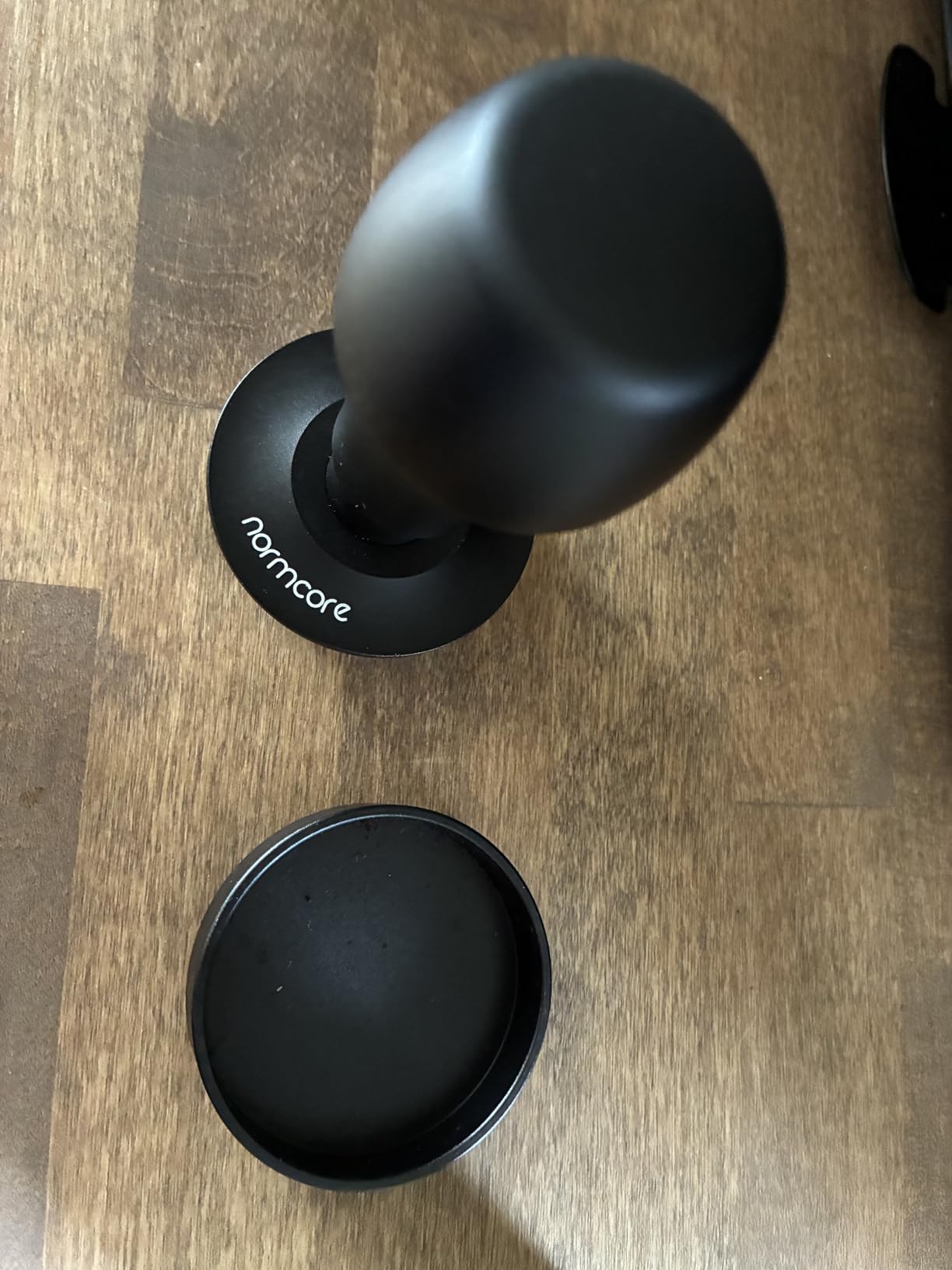 Normcore 58mm Coffee Tamper - V4 Spring-loaded Tamper with Stainless Steel Flat Base - 15lb / 25lb / 30lbs Replacement Springs - Anodized Aluminum Handle and Stand - Fits 58mm Standard Baskets customer photo 2